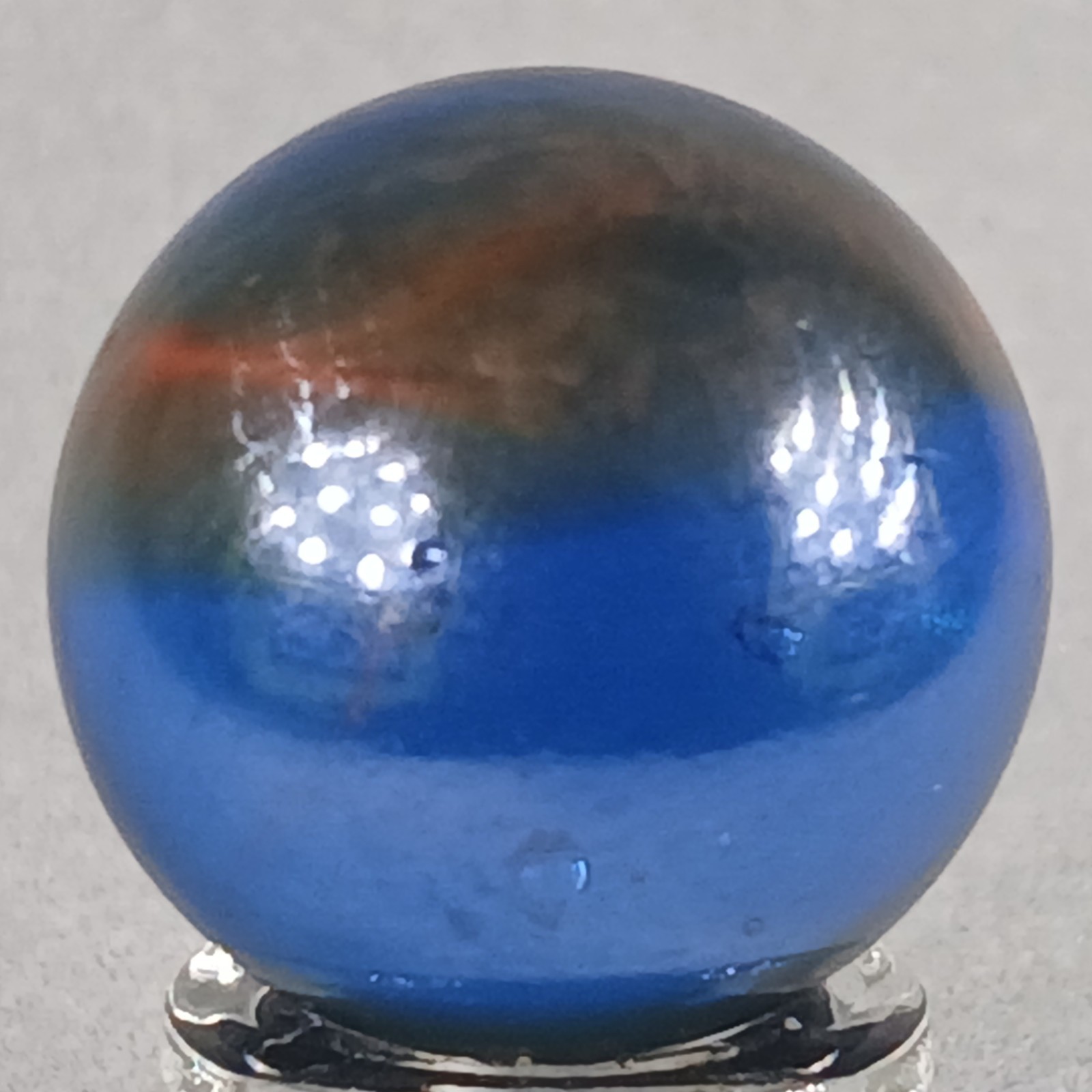 Vacor Iridescent Swirl Marble .62 Inches Near-Mint Condition Combined Shipping