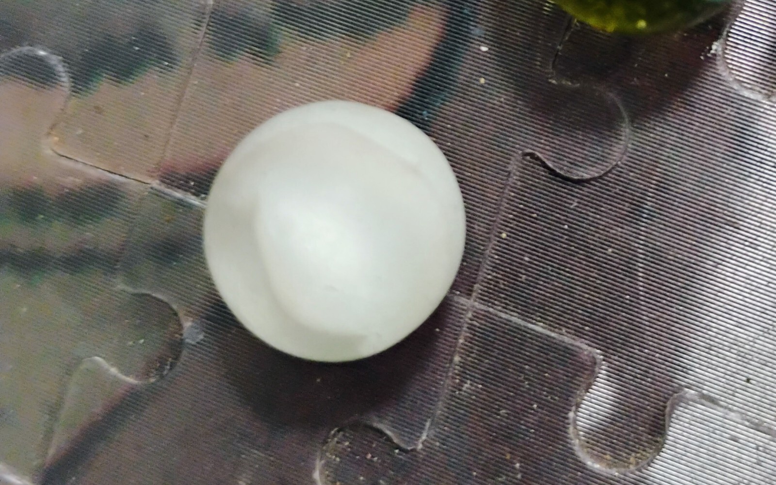 Vintage Christensen White Translucent Agate Marble Mint Condition 18mm Large