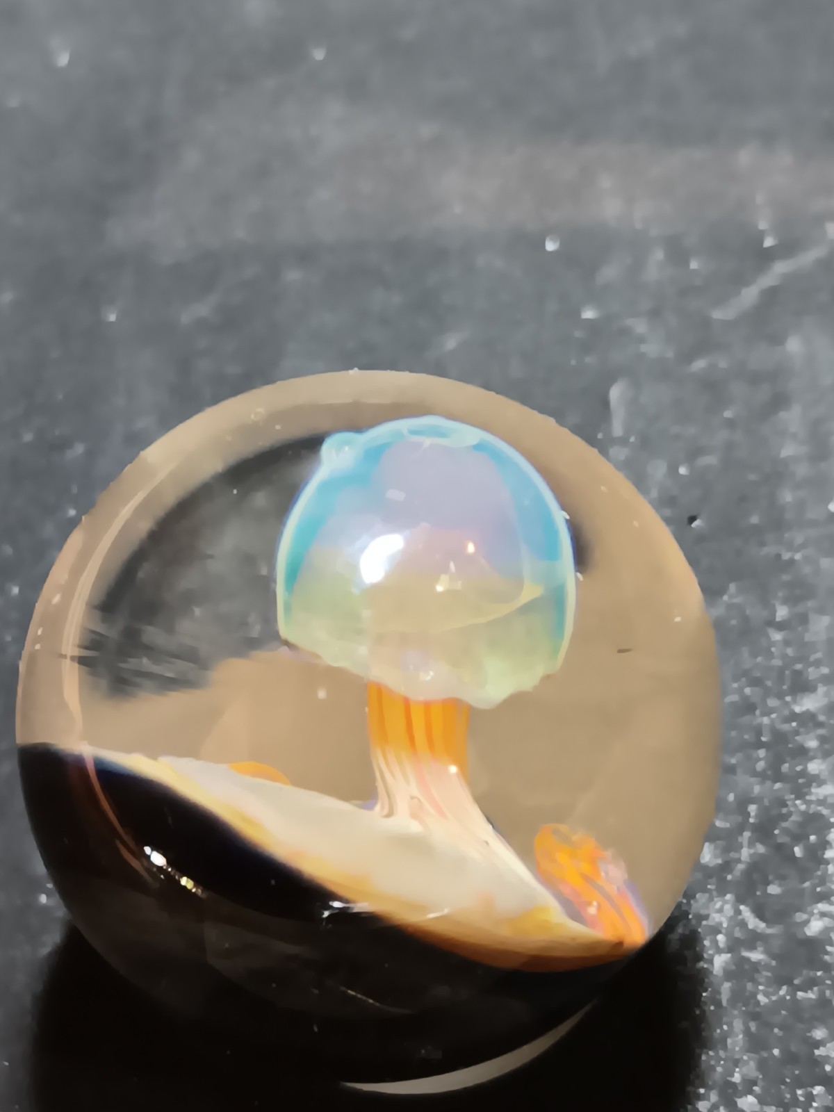 Contemporary Handmade Glass Marbles Lot, Unique Swirl & Intricate Designs