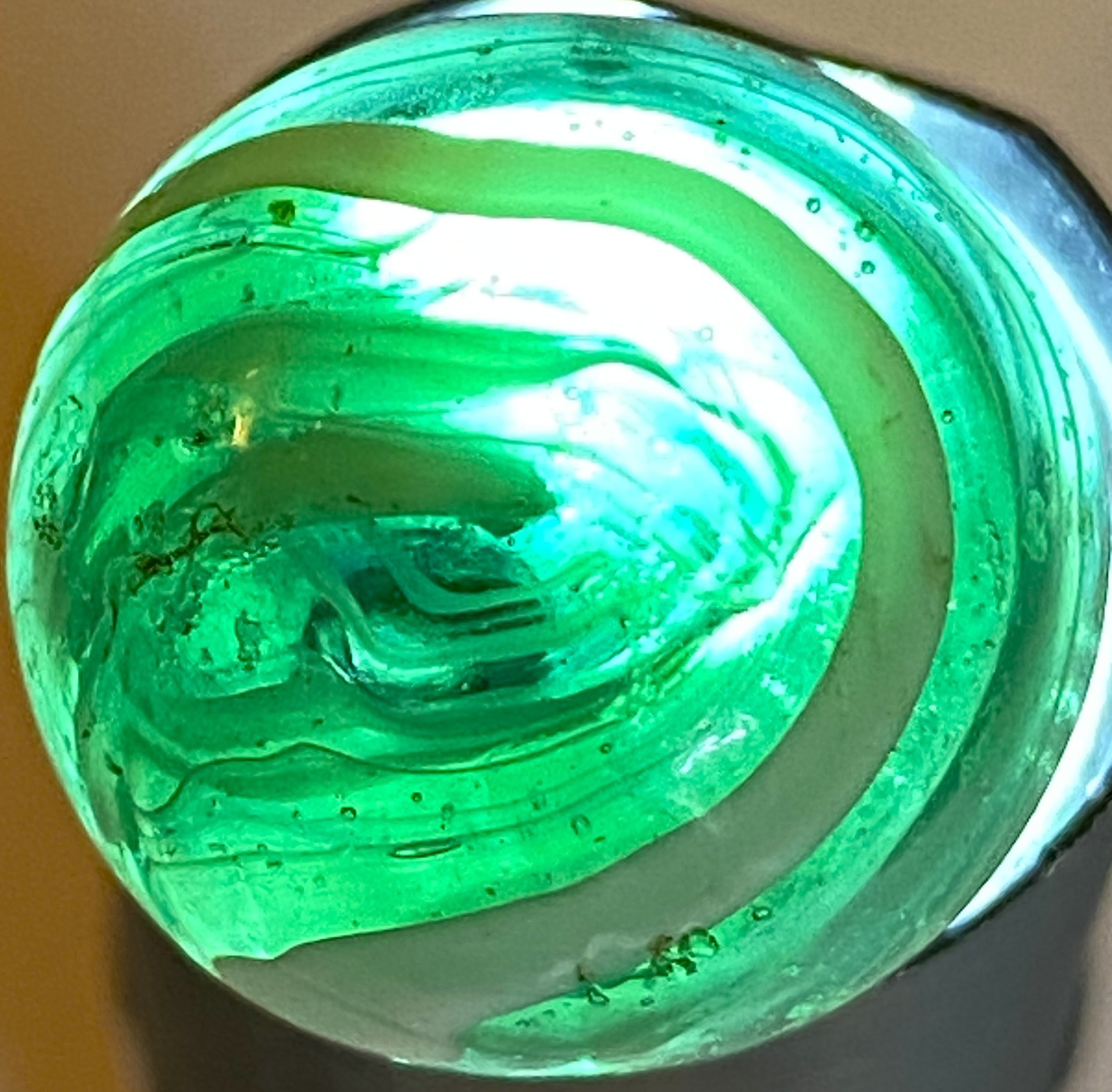 SUPER RARE VHTF VINTAGE JACKSON MARBLE / ABSOLUT BEAUTY NM- SWIRLED .64″ BOX3/14