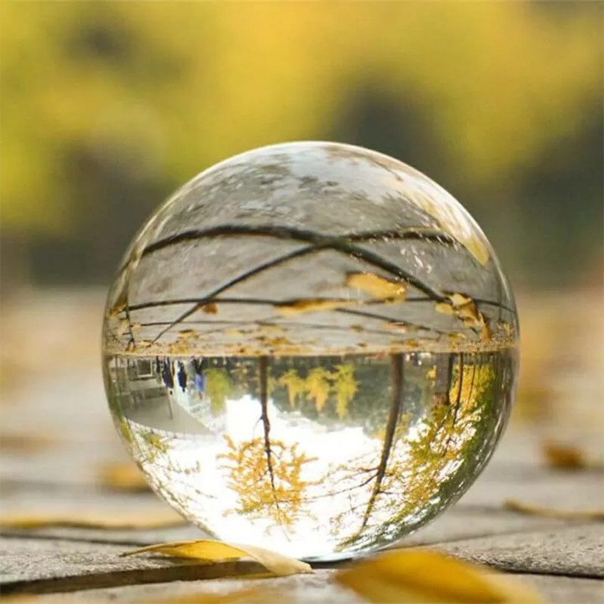 Transparent Crystal Balls Glass Bead 6mm-120mm Solid Glass Balls Decoration Gam