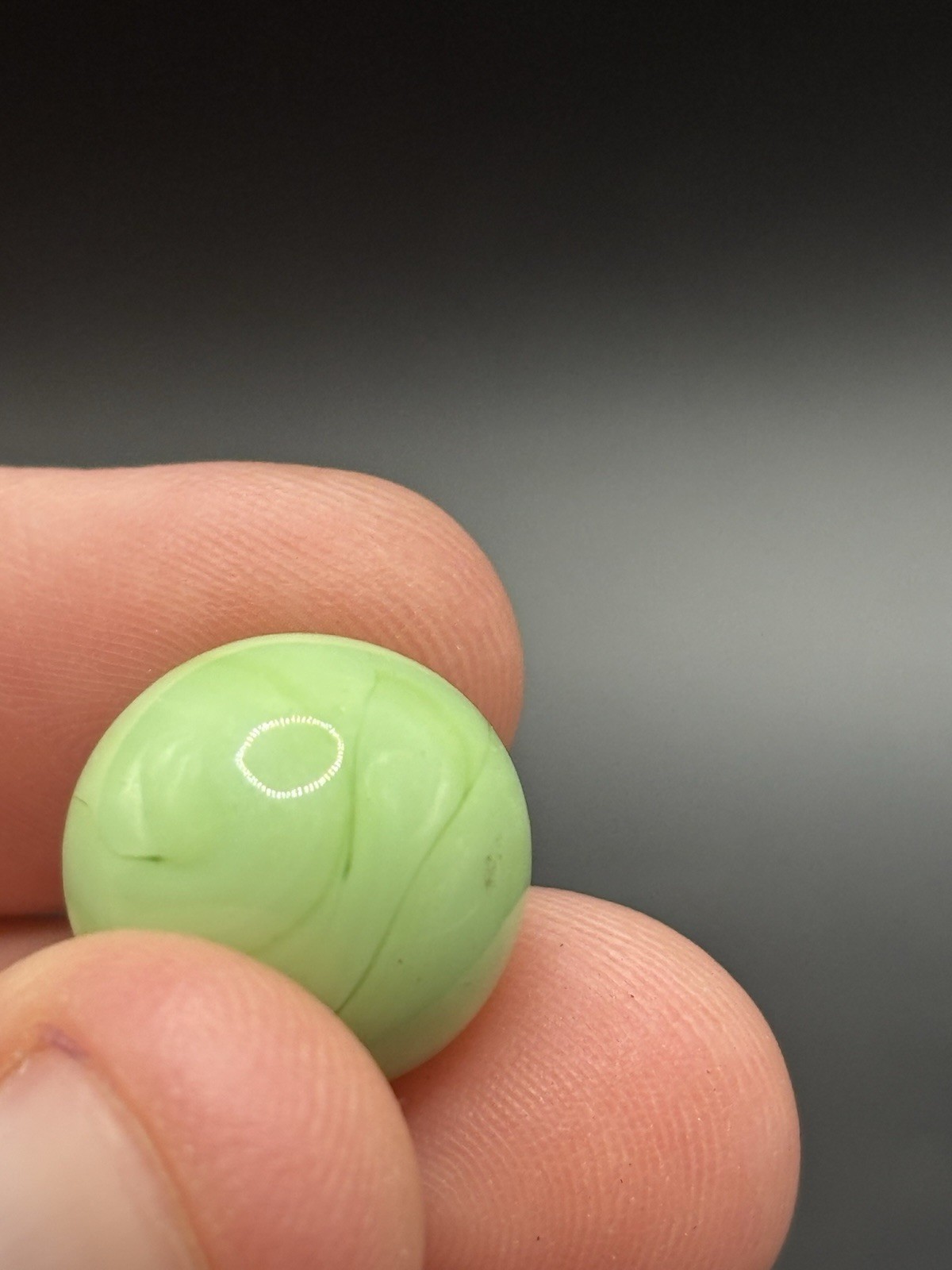 Vintage Opaque Swirl Glass Marbles Lot of 20 Red Blue Green Includes One Shooter