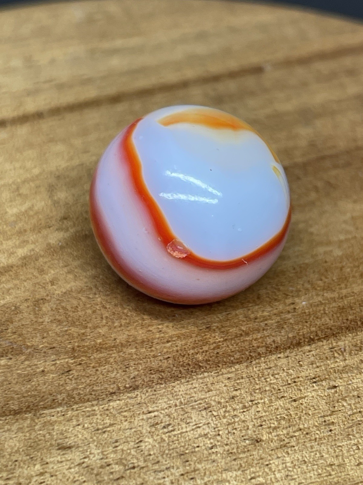 Vintage Marble Peltier NLR Ketchup and Mustard, .63”, NM