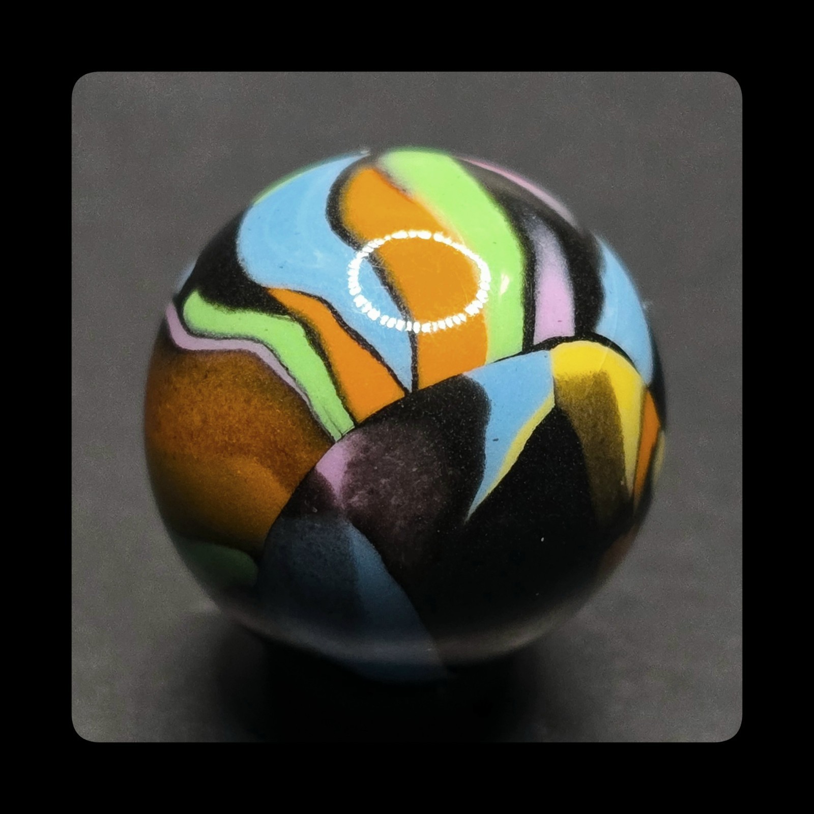 MicsMibs 43/64″ Fisher Contemporary Polymer Clay Christensen Guinea Mimic M-