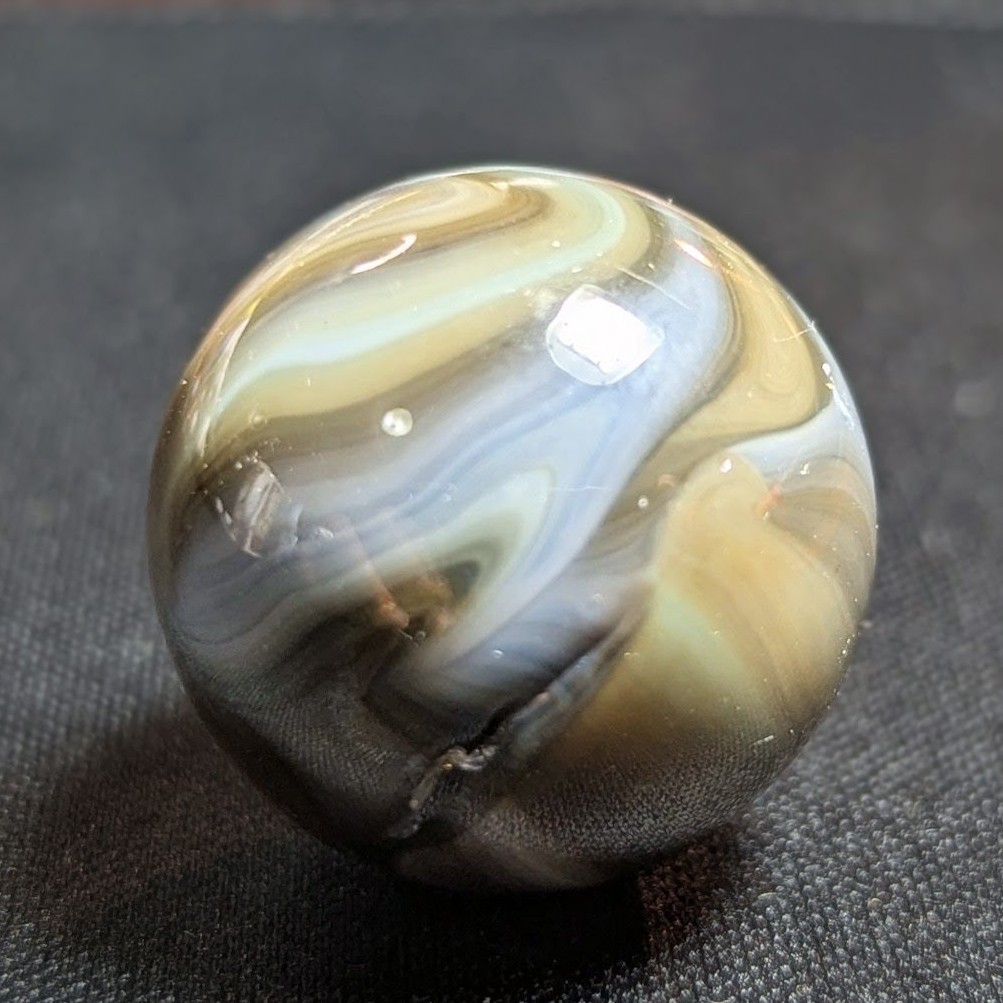 Jabo – Swampy Mud” or “Classic” U V Reactive Swirl .94 Inch Near – Mint