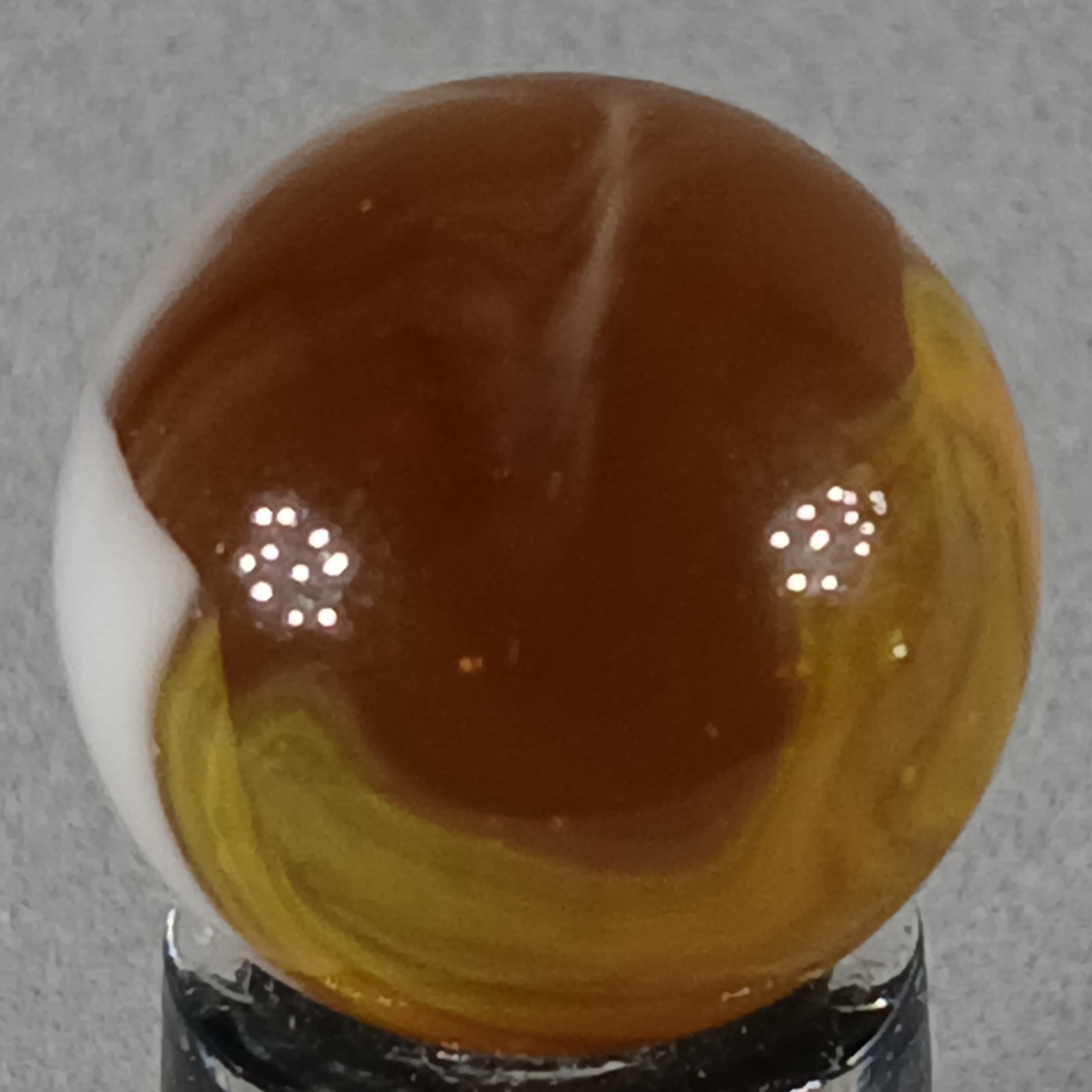 Vintage Vitro Conqueror Marble .61 Inches Near-Mint Condition Combined Shipping