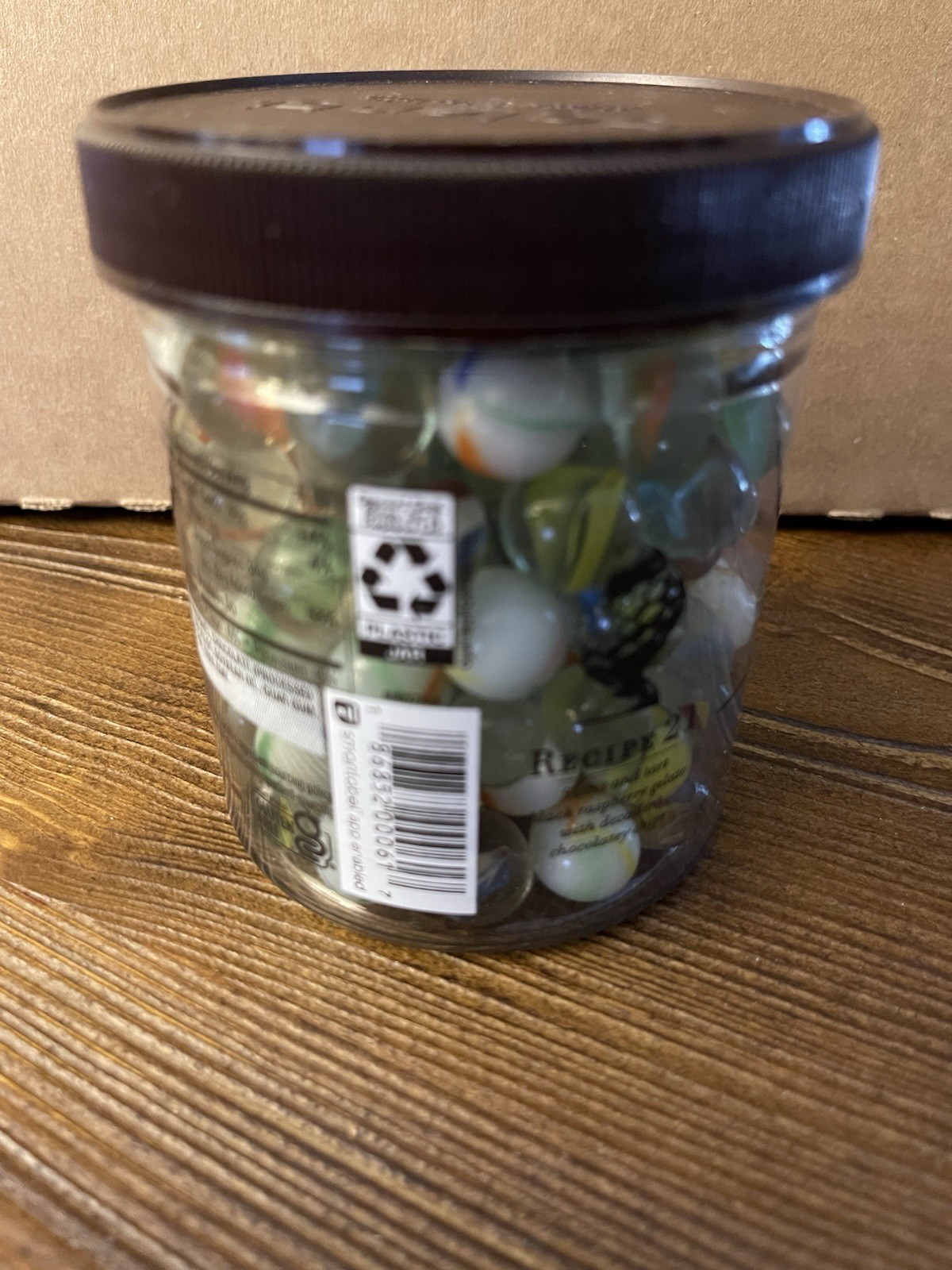 Vintage Mixed Lot of Approximately 150 Glass Marbles