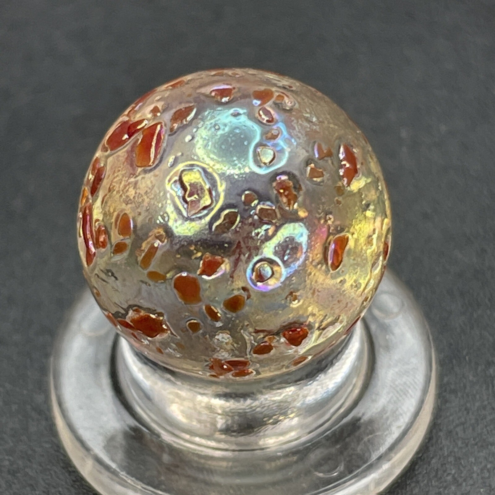 Vacor Confetti Marble Red Flake Confetti Marble 0.551”