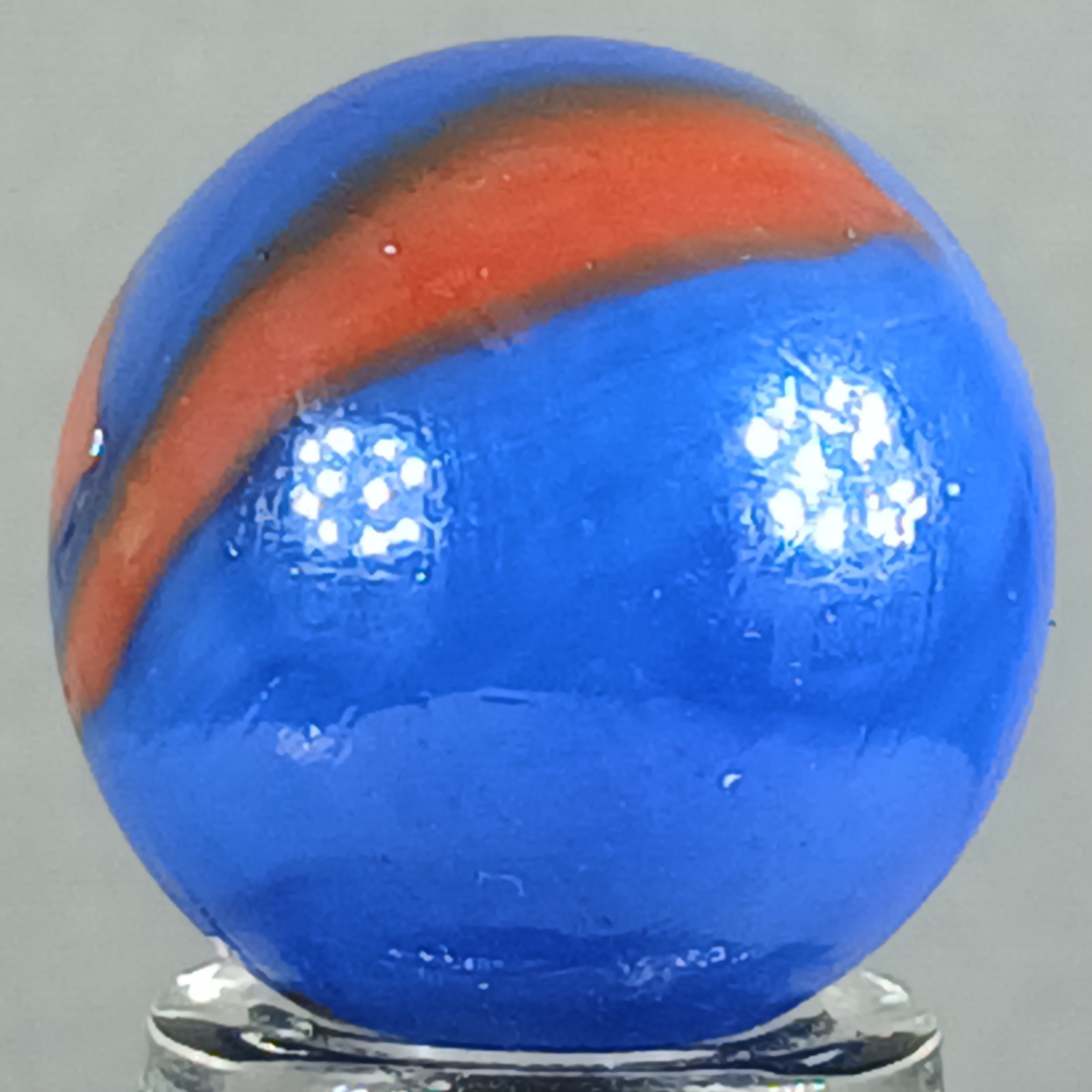 Vintage Imported Patch And Ribbon Marble .61 Inches Near-Mint Condition