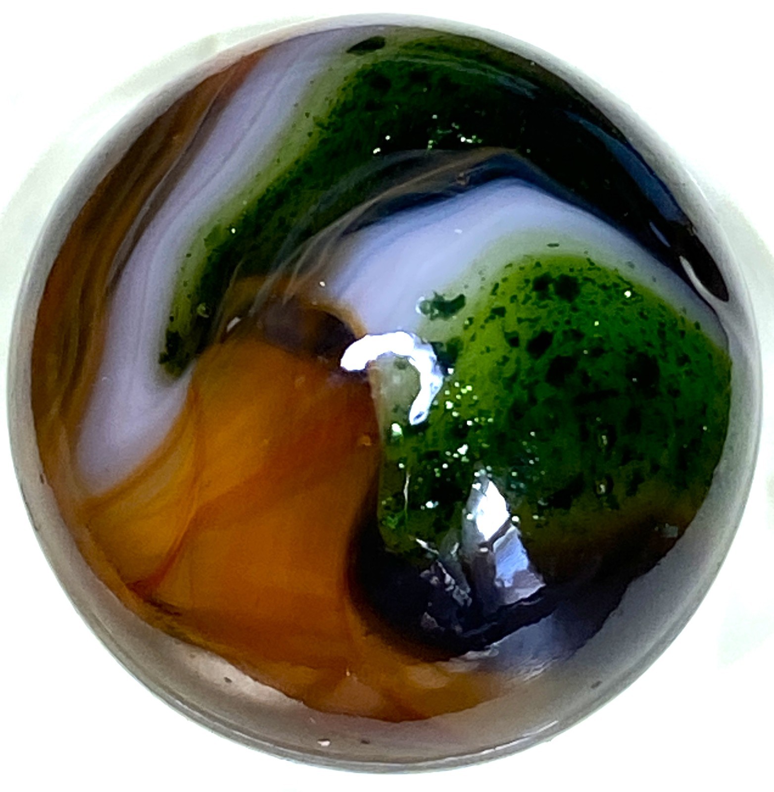 WOW ! SUPER AVENTURINE PATCH / OXBLOOD THIN LINES TRANSPARENT SHOOTER .72″ M202