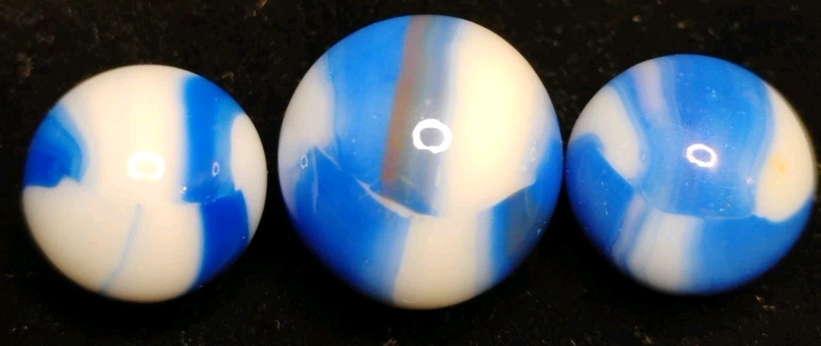 .73″-.61″ MARBLE KING MARBLES LOT X3🔥NM+/-