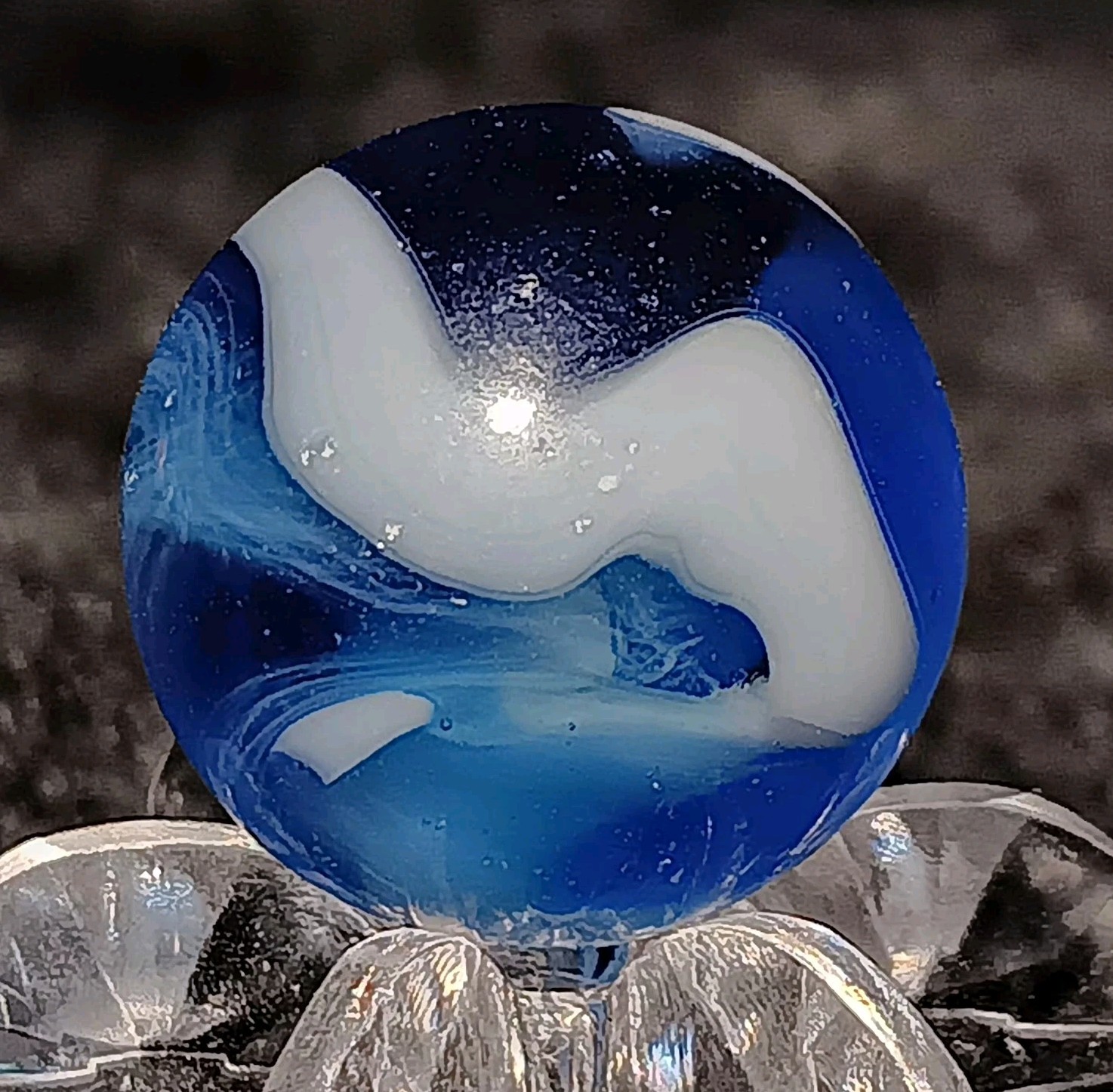 Vintage Cairo Novelty Swirl Marble. .60″ Mint(-). HTF Example. Circa (1946-1952)