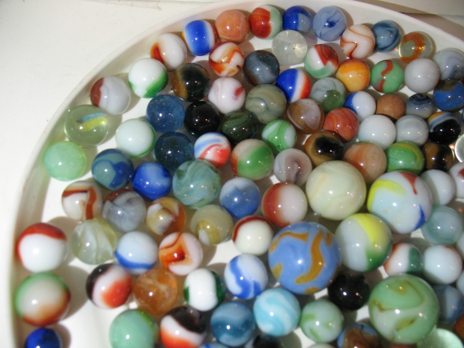 154+ Machine Made Marbles Various Makers +Types .45 to 1.01″ dia