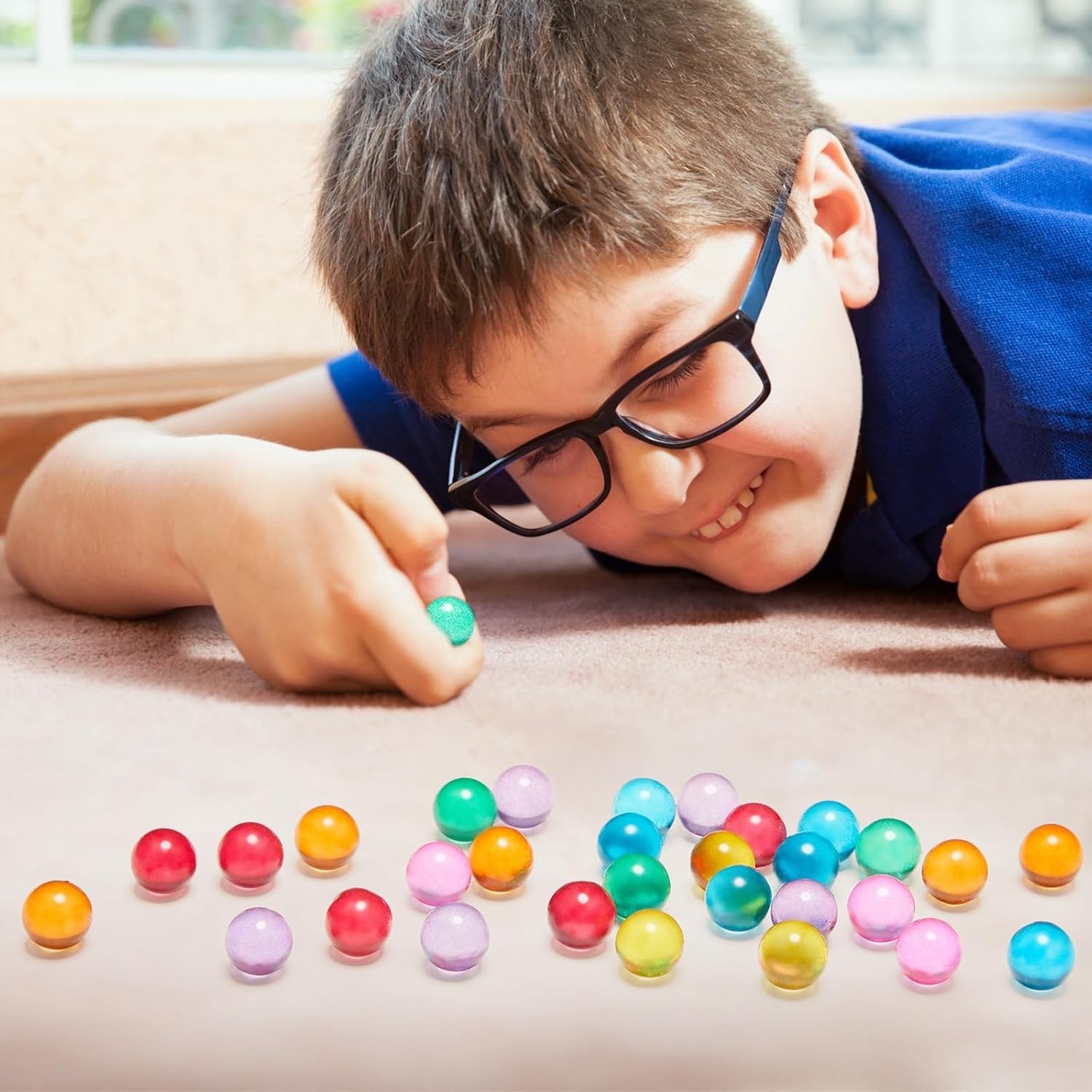 Bulk Glass Marbles 1000 Pieces Multi-Color