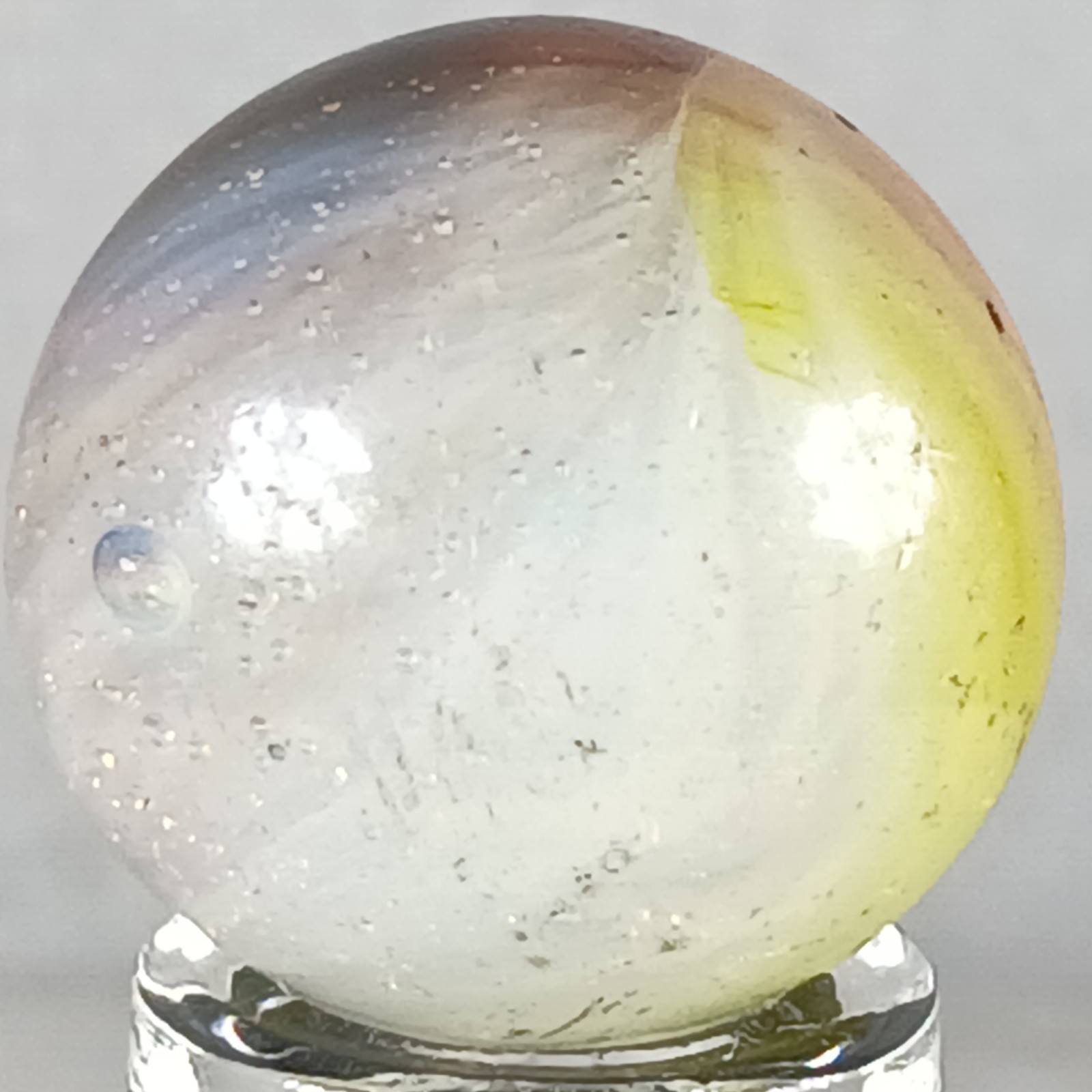 Vintage Vitro Patch Marble .63 Inches Near-Mint Condition Combined Shipping