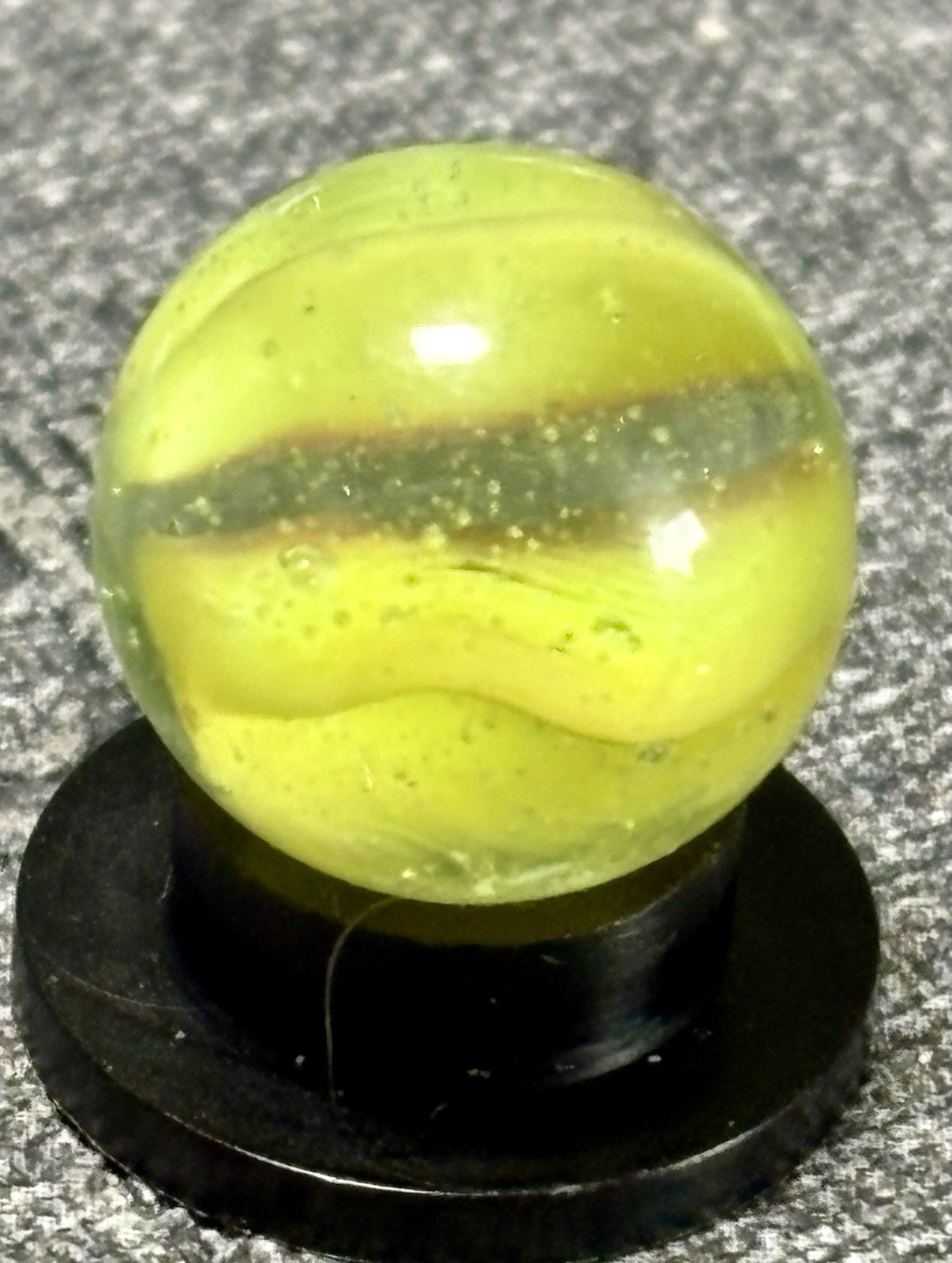VTG Bogard / Heaton Hybrid Cat’s Eye Marble .52” HTF Mint