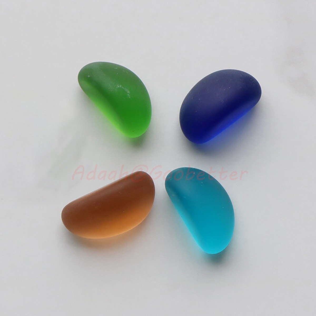 20mm Glass Pebbles Nuggets Glass Petals Stone Decorative Fish Tank Vase Garden