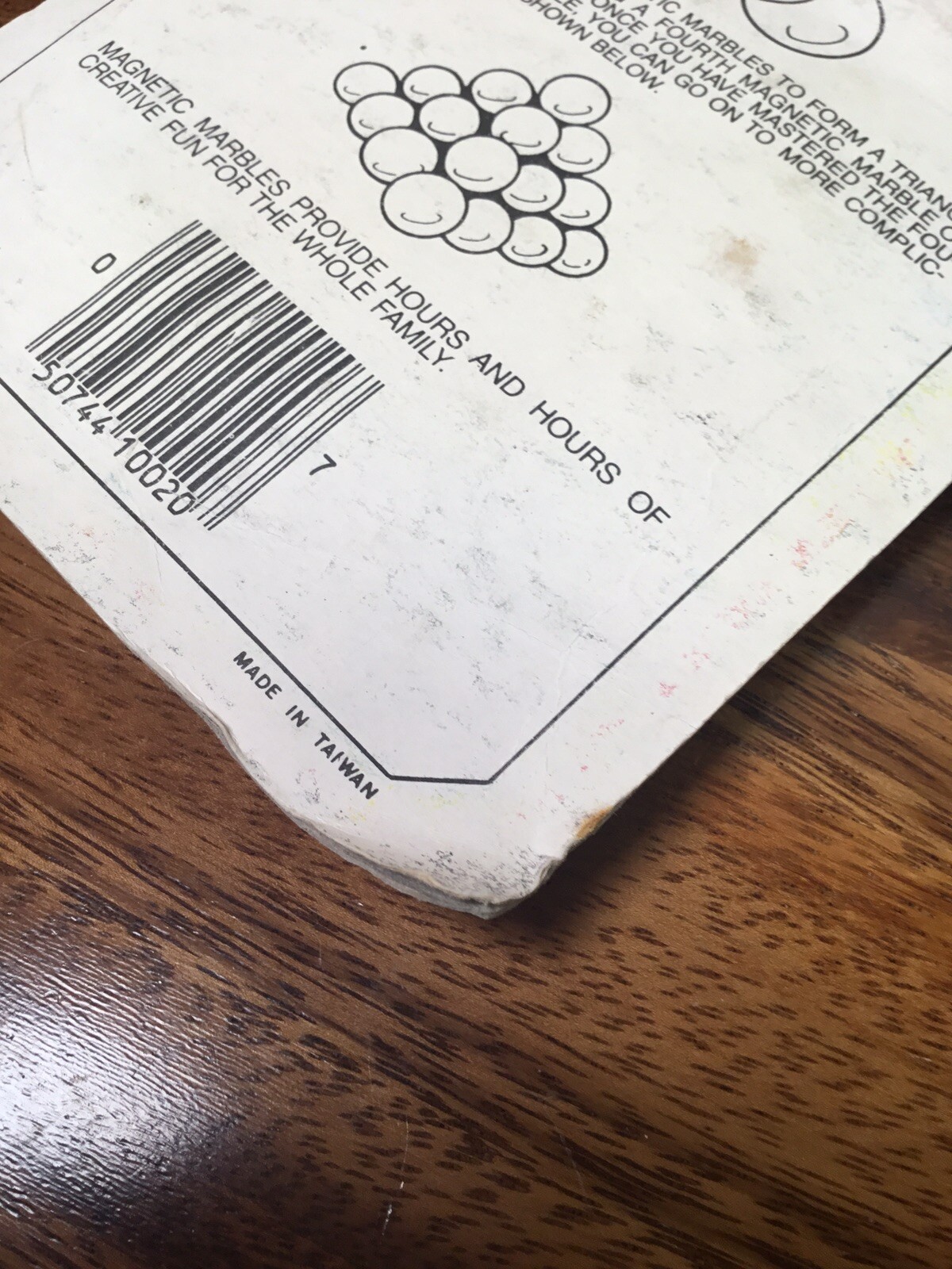Magnetic Marbles Company 20 Marbles NIP The Toy That Went Into Space