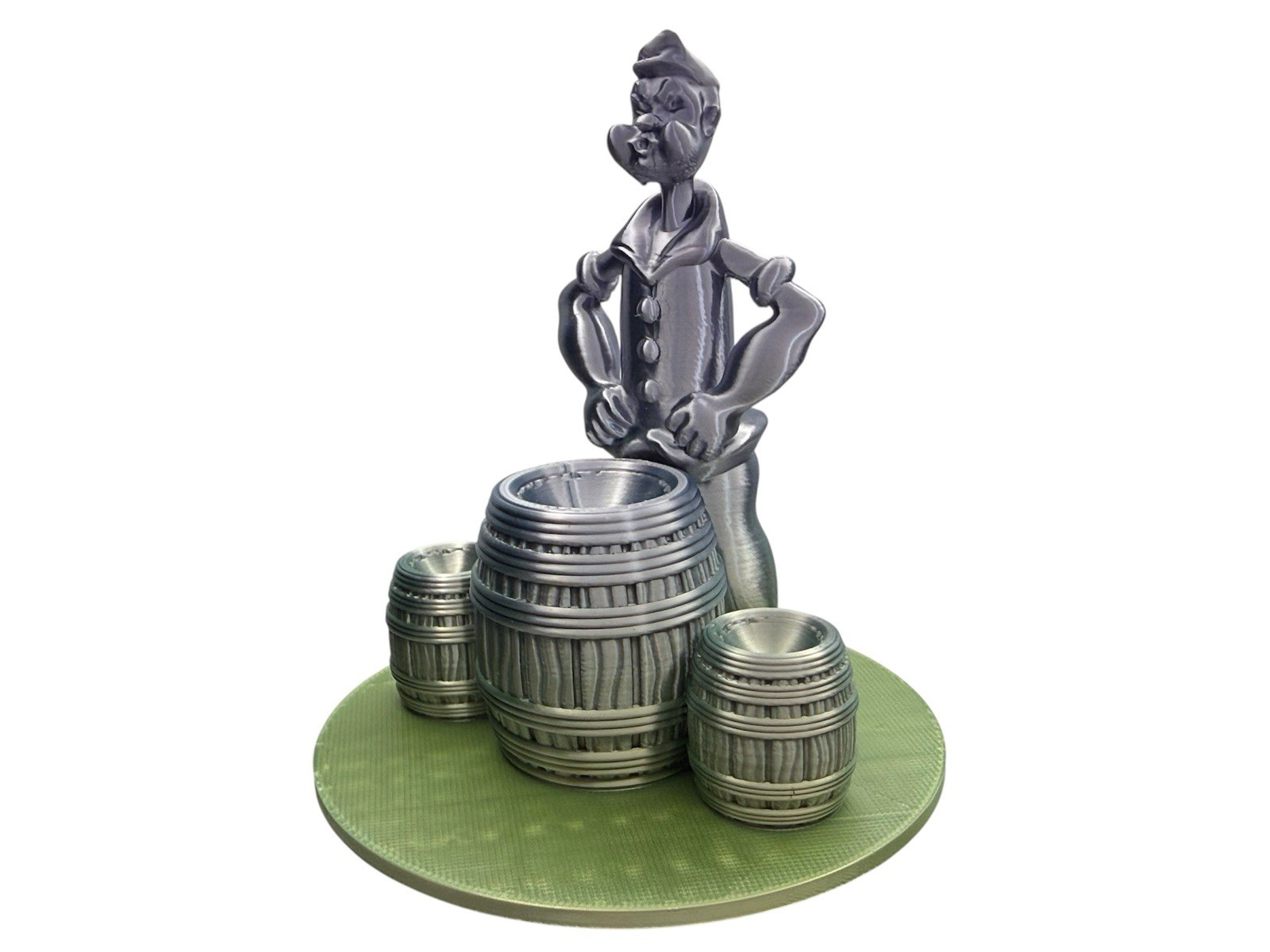 Popeye Marble Display For Marbles – Lot #9205b