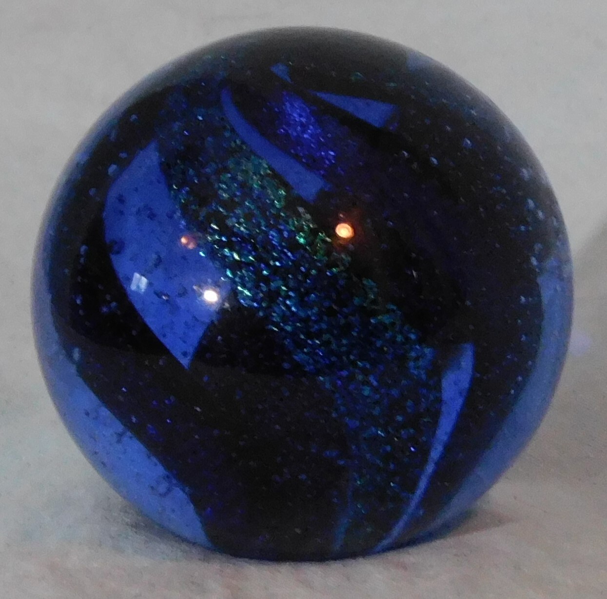 Andy Davis Contemporary Handmade Marble, 1 13/16″ Diameter, #9202W