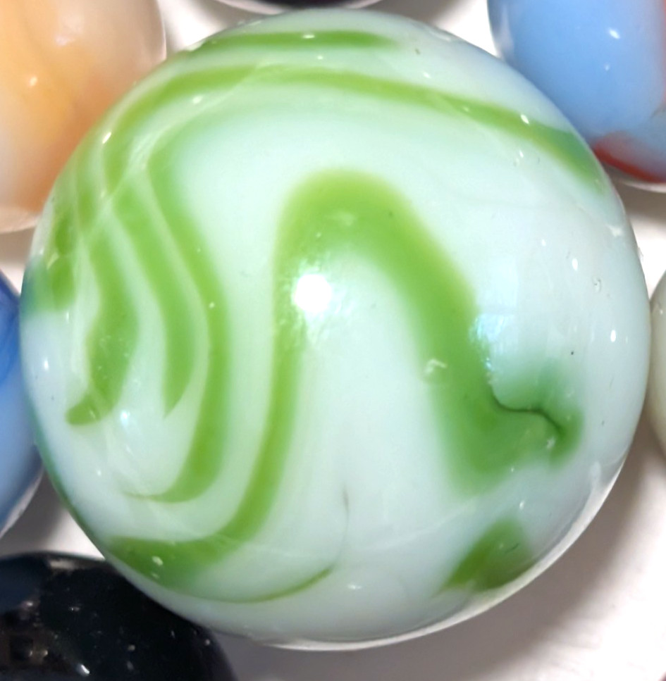 #5 Collectable Mint- Excellent Vintage Mixed Beautiful Marbles, 1930’S-1960’S