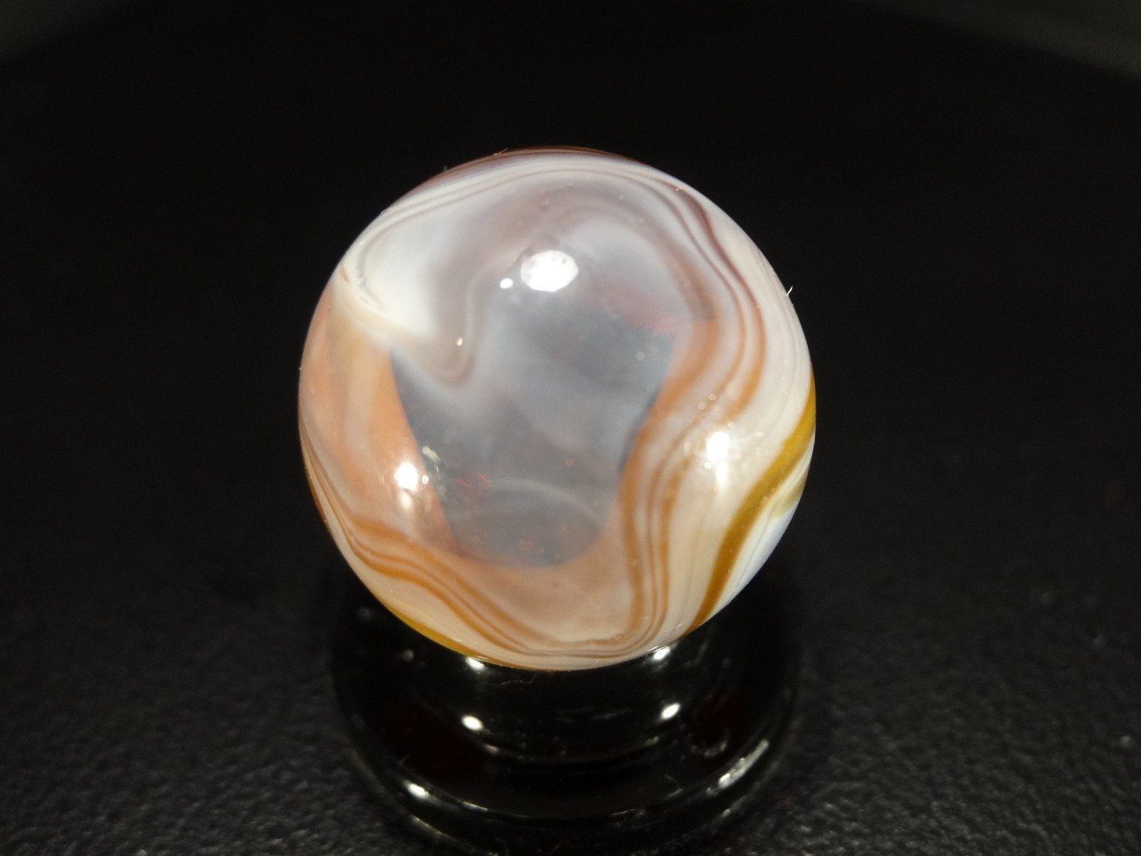 CHRISTENSEN AGATE *SHOOTER* HONEY AMBER R&T Pattern! Wet Mint