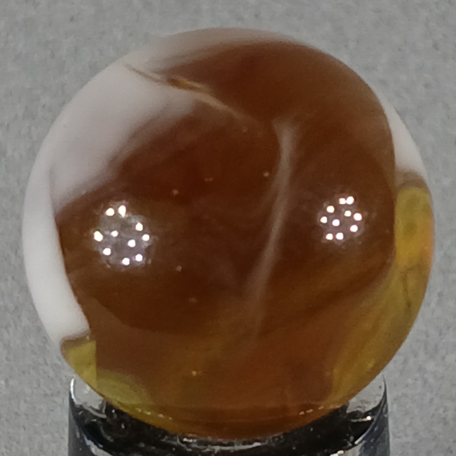 Vintage Vitro Conqueror Marble .61 Inches Near-Mint Condition Combined Shipping