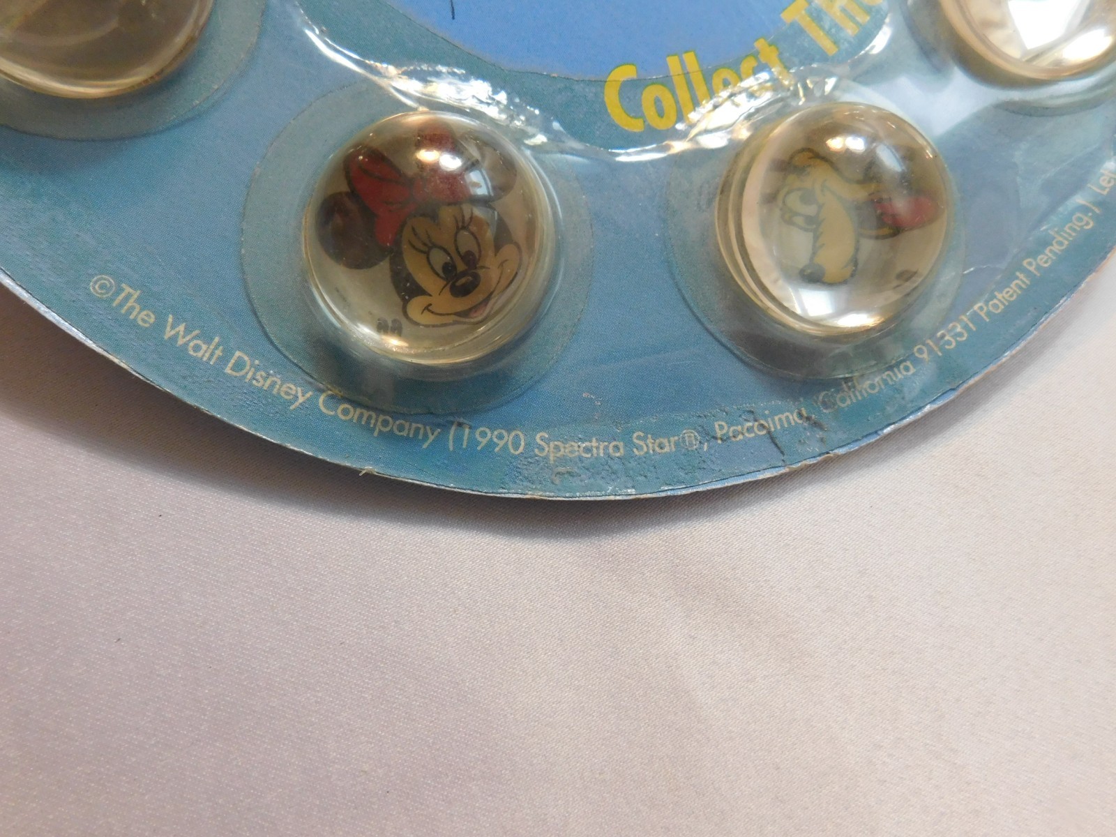 Vintage 1990 Mickey Mouse Rad Rollers Action Marbles Walt Disney Spectra Star