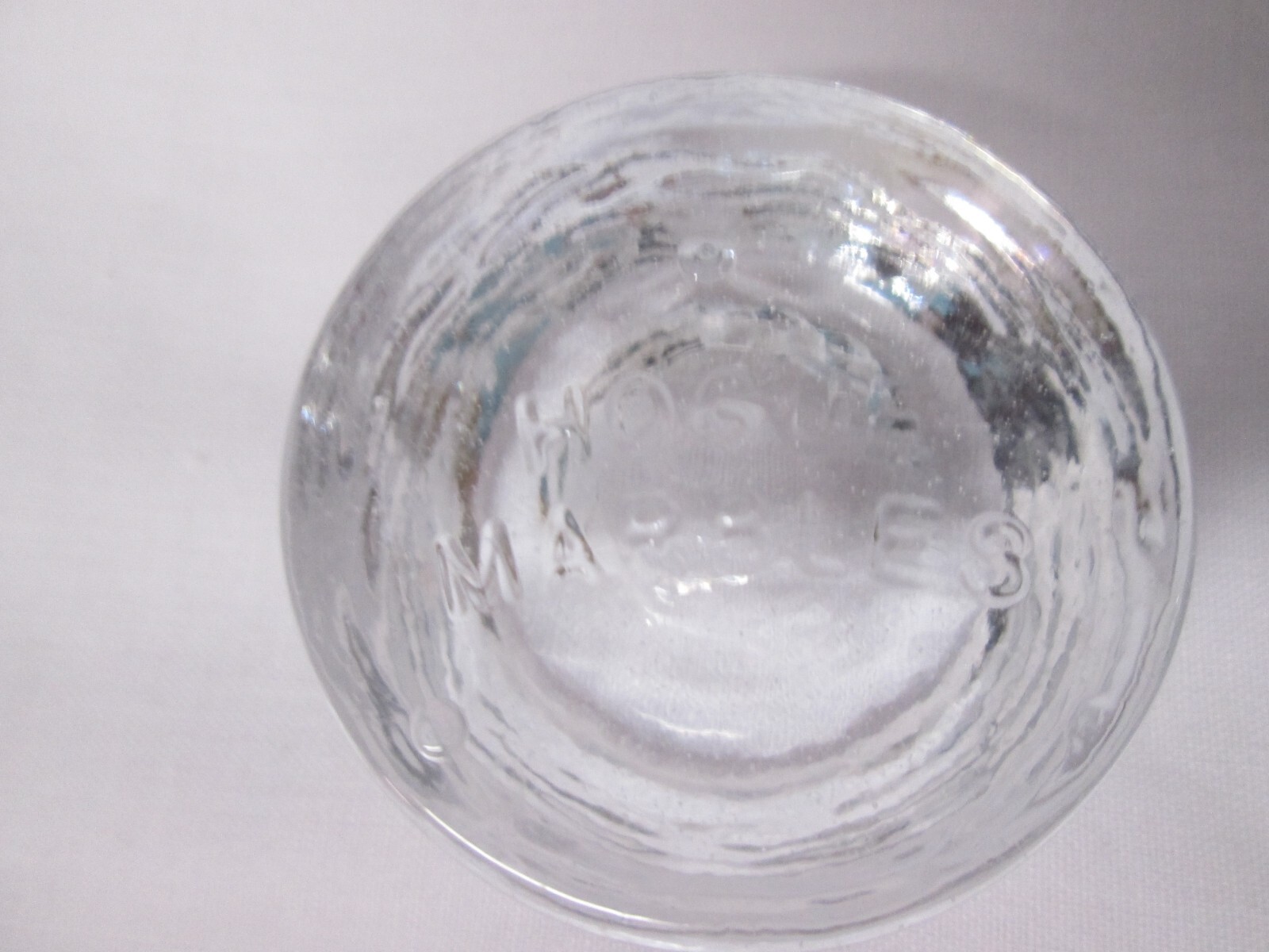 Sam Hogue CLEAR Glass Marble Stand 15/8 Inch Base “Will Hold Up To 2 Inch Marble
