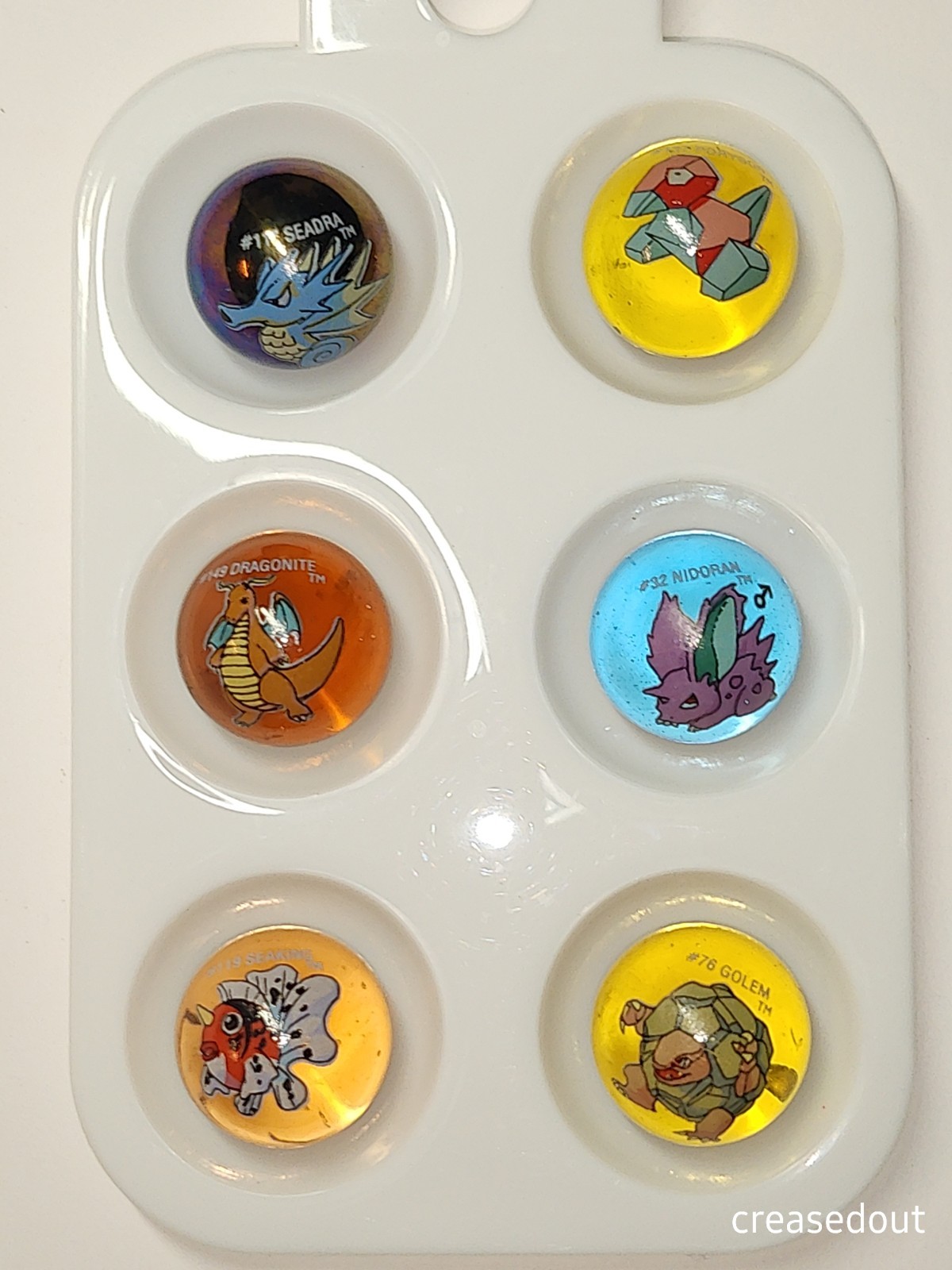 Lot Of 14 Collectible Pokemon Toy Biz Marbles W/bag 09 25 80 94 122 137 148 149