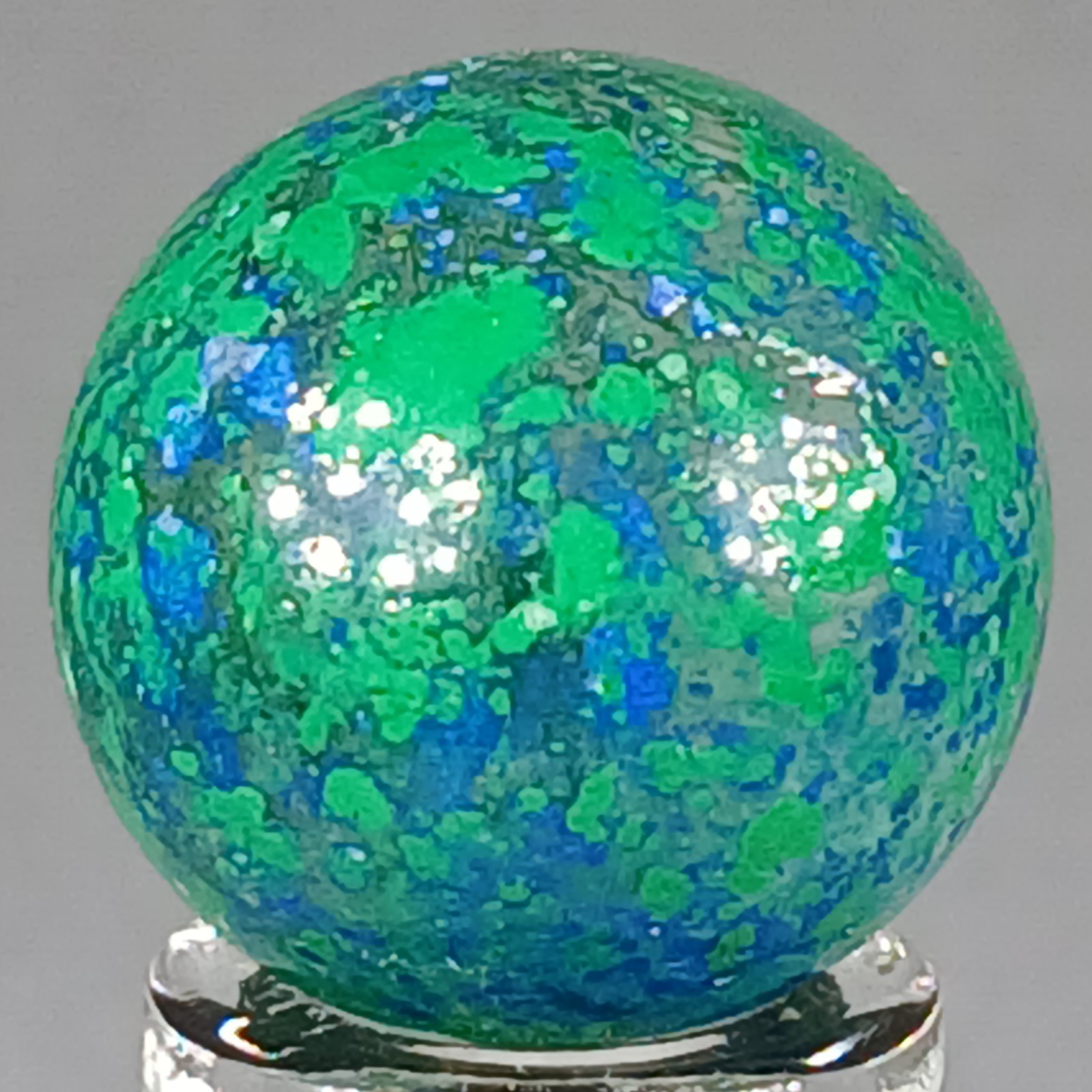 Vacor Earth Marble .64 Inches Mint Condition Combined Shipping