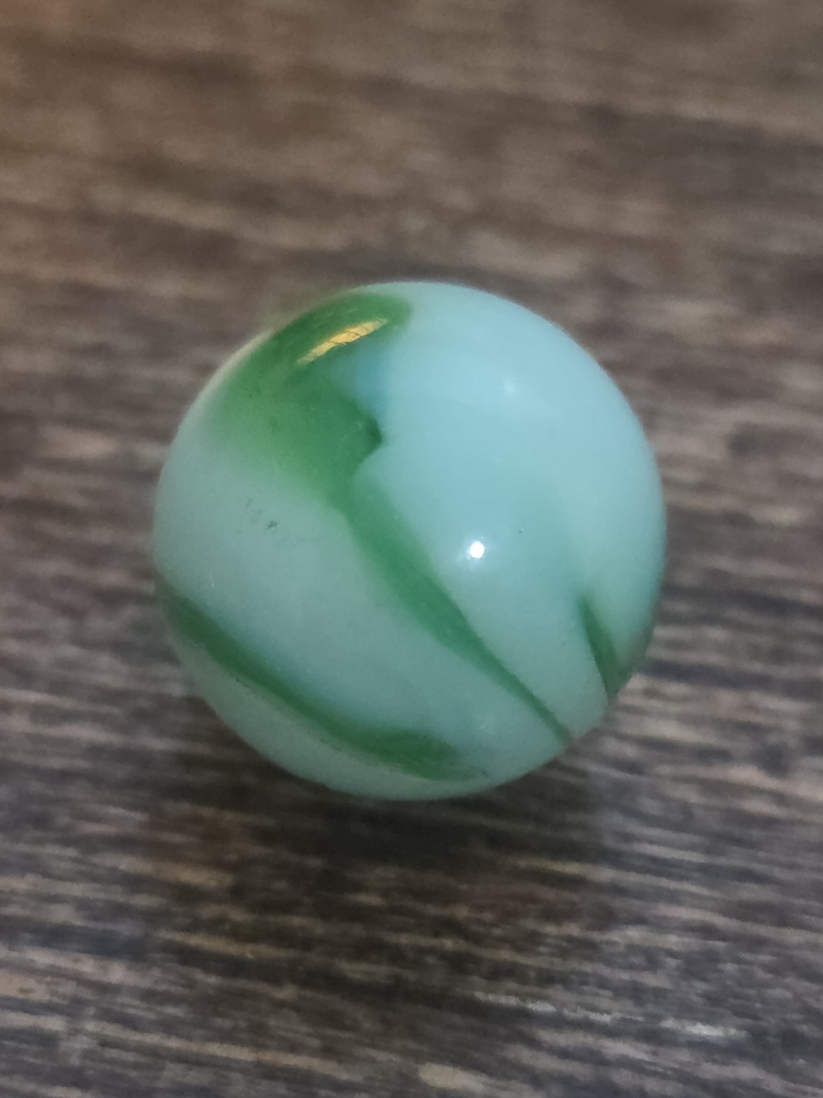 Vintage Alley Agate Shimmering Spruce Marble Dark Green Swirl .63″