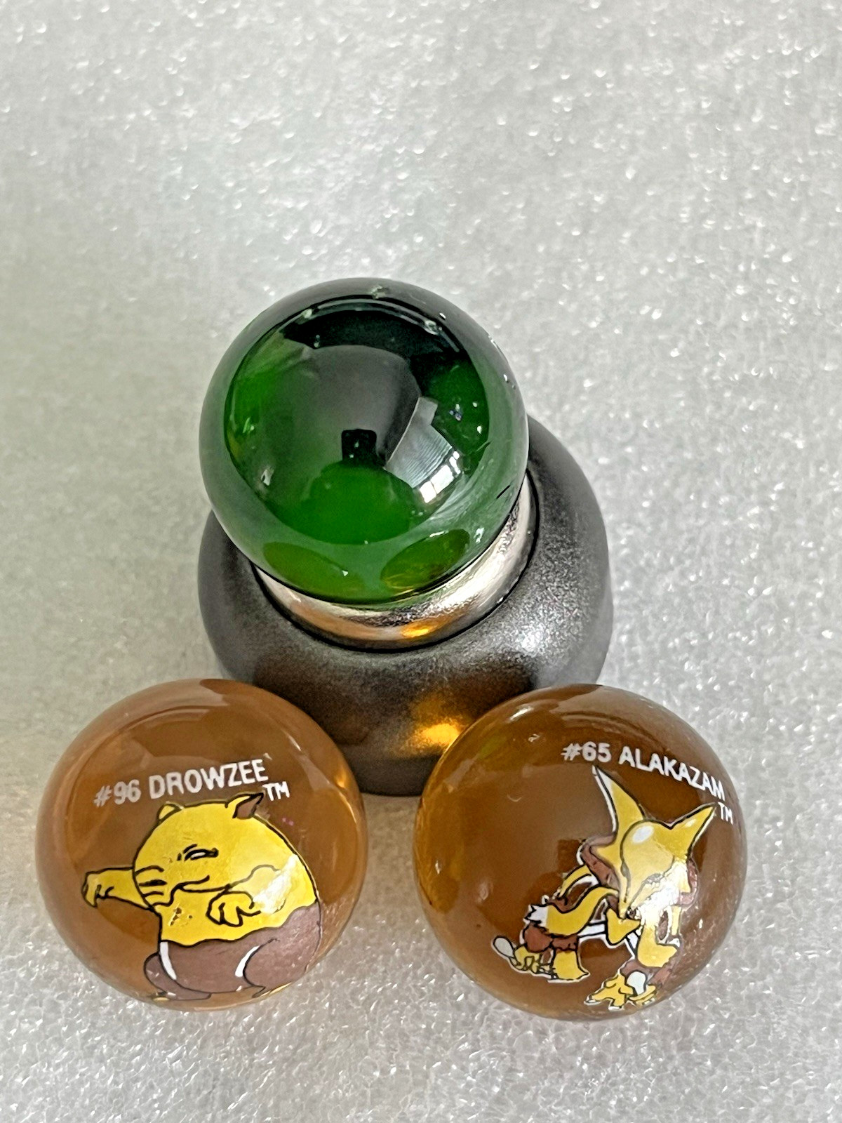 Pokémon Psychic Evolution Marble Set – Drowzee #96 Hypno #97 Alakazam #65