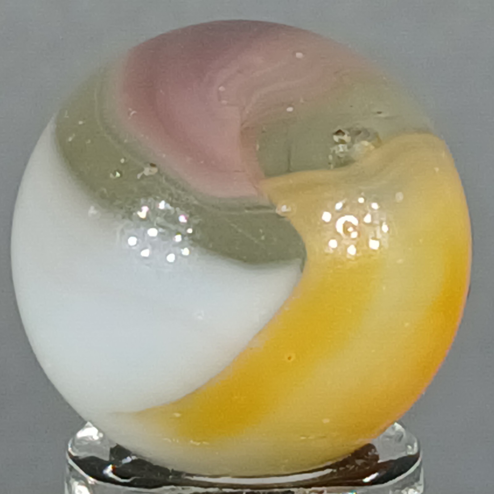 Vintage Vitro Hybrid Conqueror Marble .63 Inches Near-Mint Condition