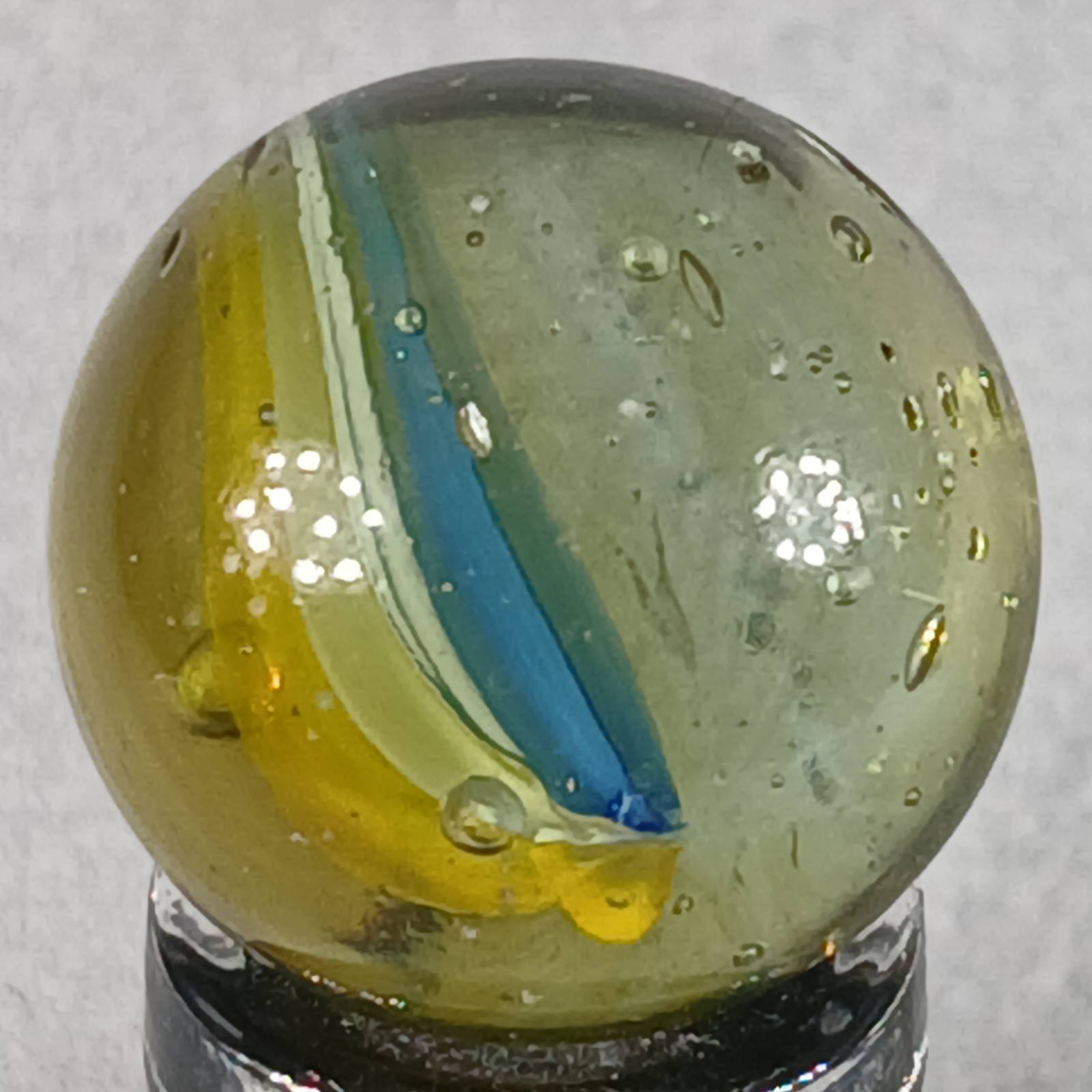 Vintage Imported Cat’s Eye Marble .60 Inches Near-Mint Condition
