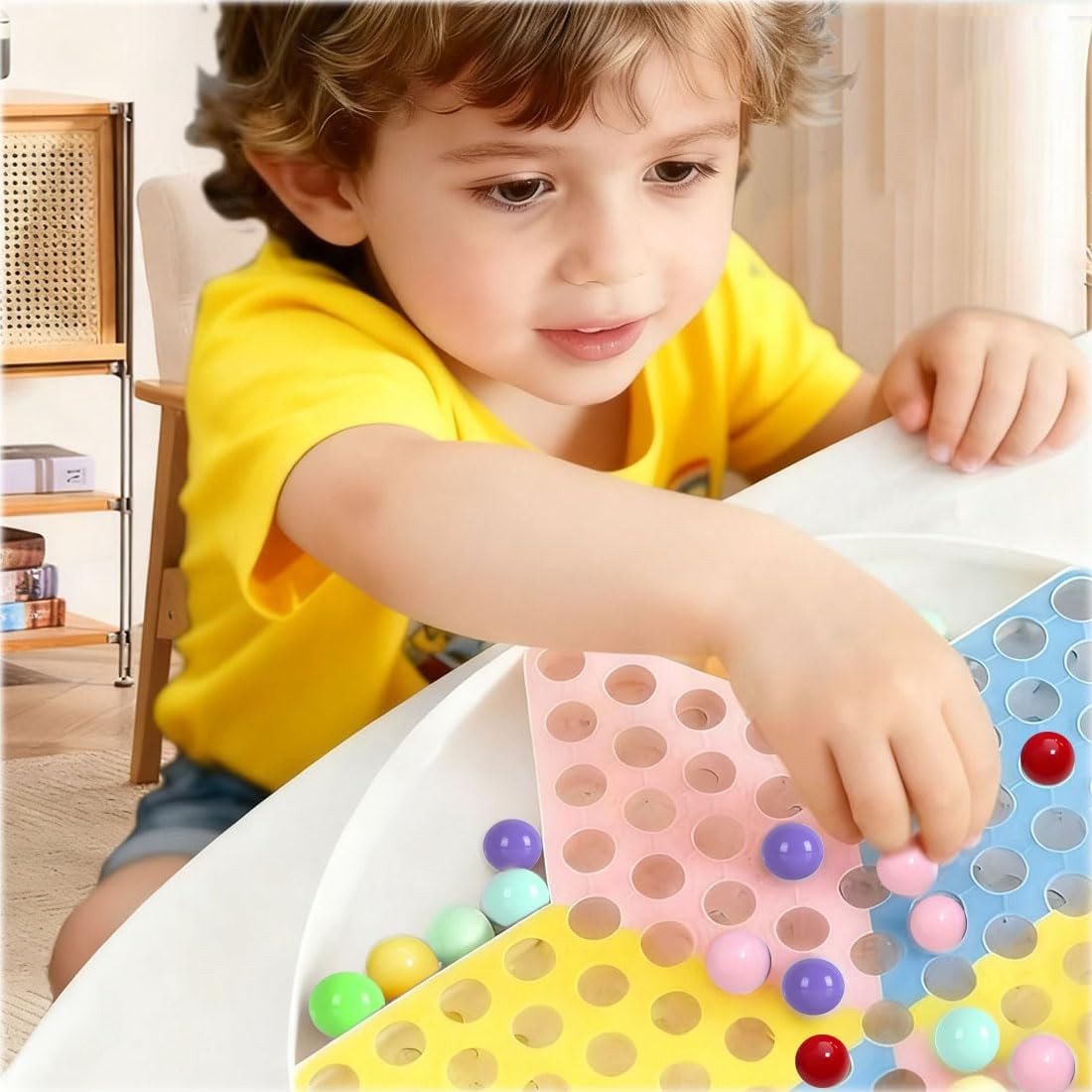 Witlans 60pcs Chinese Checker Game Replacement 14mm, Blue,green,orange,red