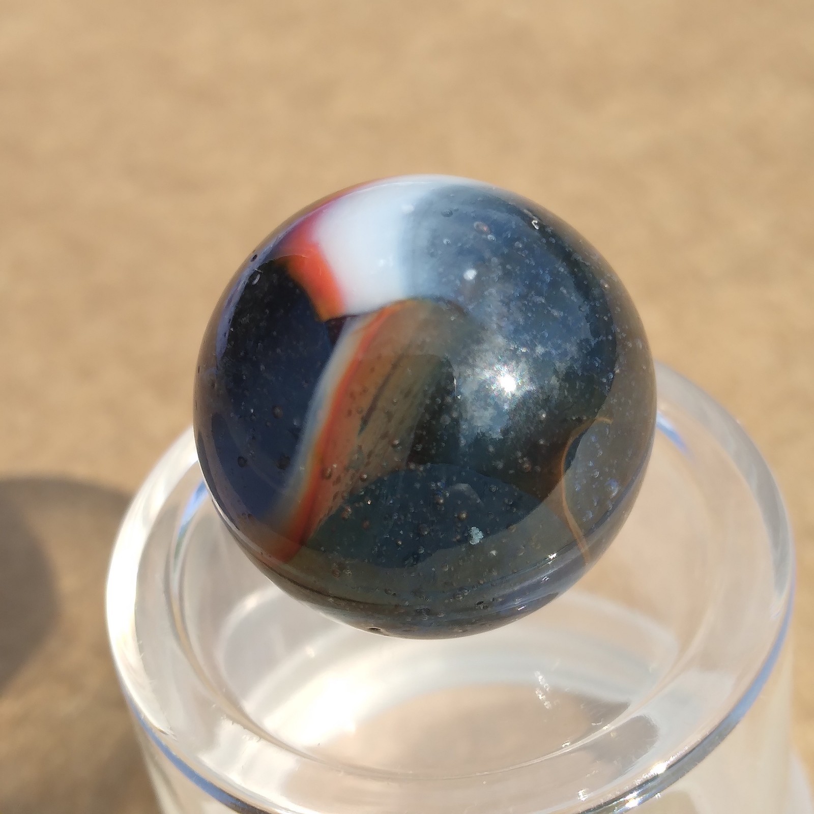 Premium Lot-5 Vintage Marbles-Vitro Peltier Master Akro Marble King Kokomo- c15