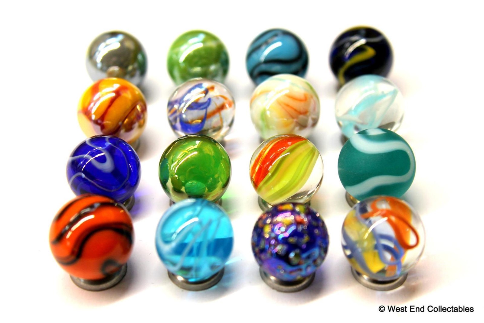 50 x Toy Glass Marble Collection Display Stand Rings For 10-20mm (16mm)