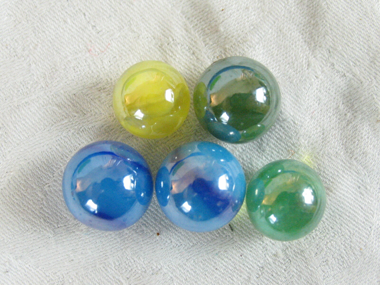 Vintage China Clay & Other Glass Swirl Marbles Collection 106 Total