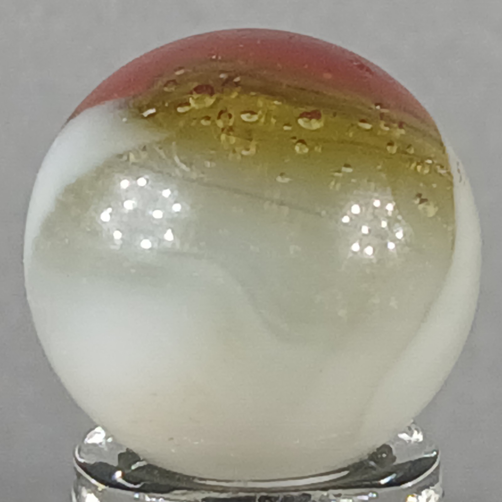 Vintage Vitro Conqueror Marble .61 Inches Near-Mint Condition Combined Shipping