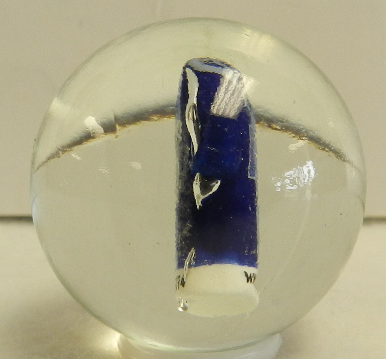 #18192m France Soccer Football Jersey Contemporary Sulphide Marble 1.35 Inches