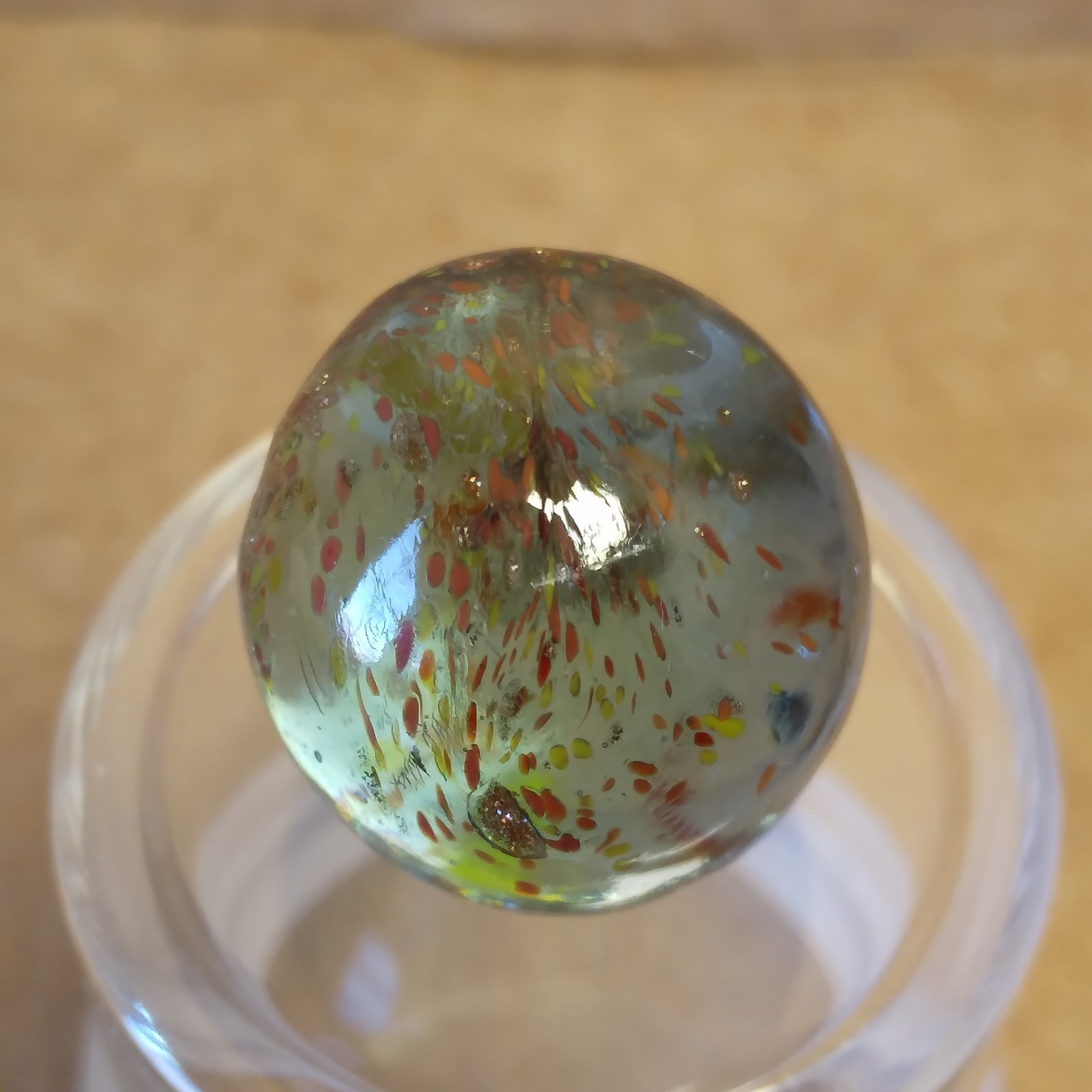 .60″ Marble- Vacor Jabo Christensen- Frit, Lutz, Glows- Guinea Atmosphere Style?