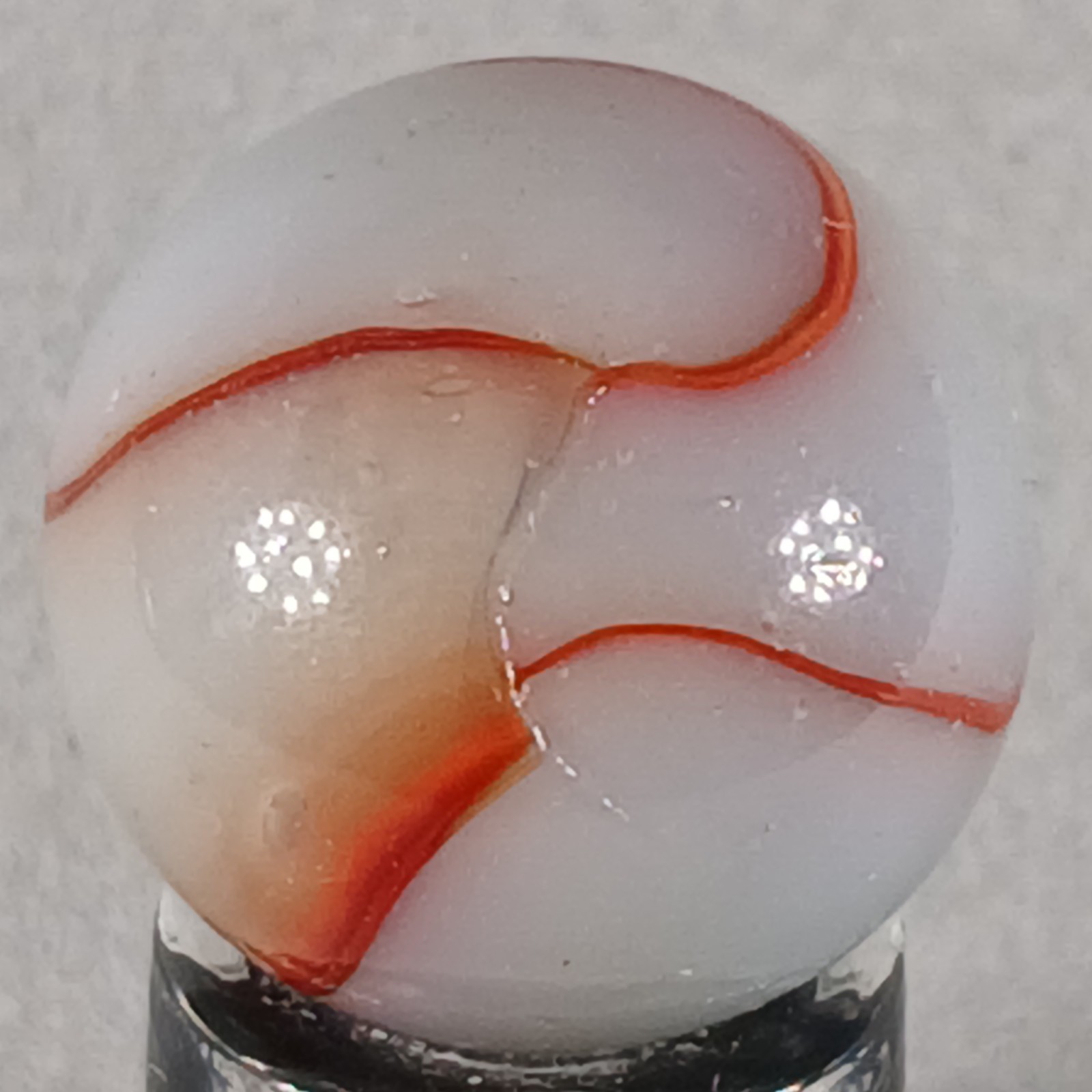 Vintage Peltier Rainbo Marble .60 Inches Near-Mint Condition Combined Shipping