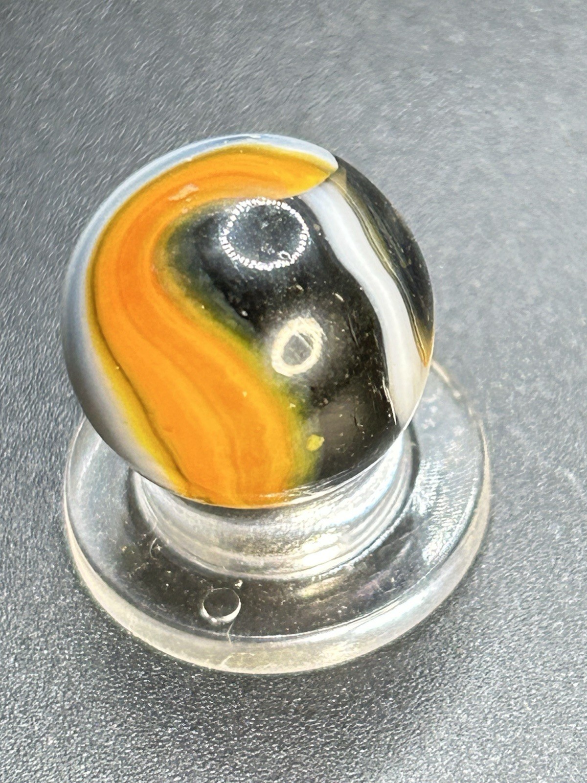 Vintage Peltier Champion Jr. Marble 0.629”