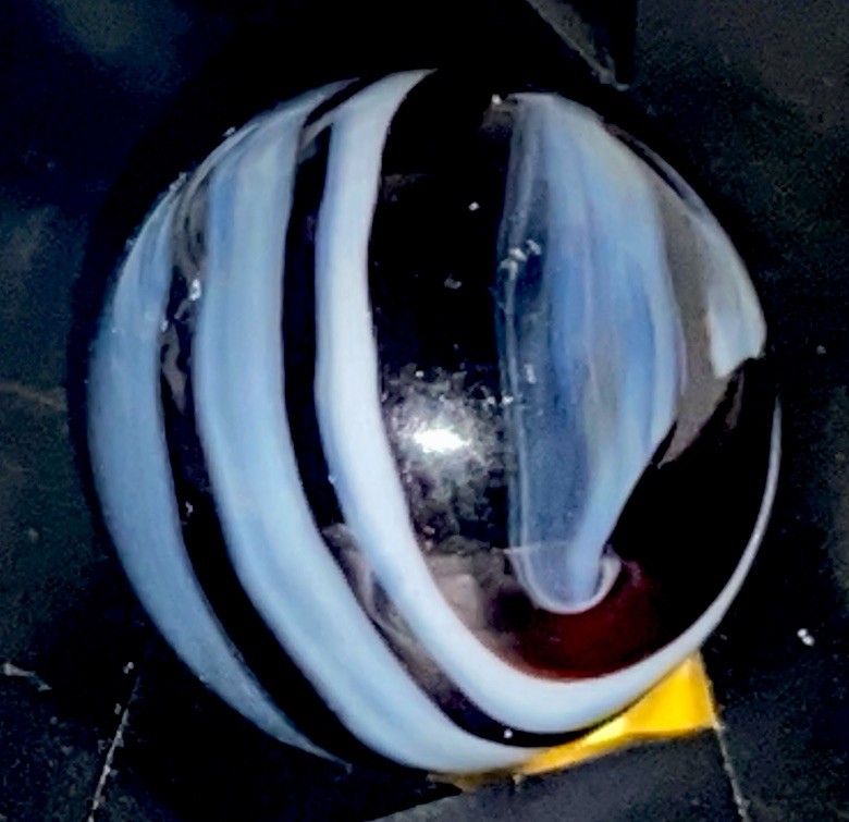 😎Akro“Prize”Double Corkscrew Marble W/Transparent Base-Mint.64 Top Notch 🤯