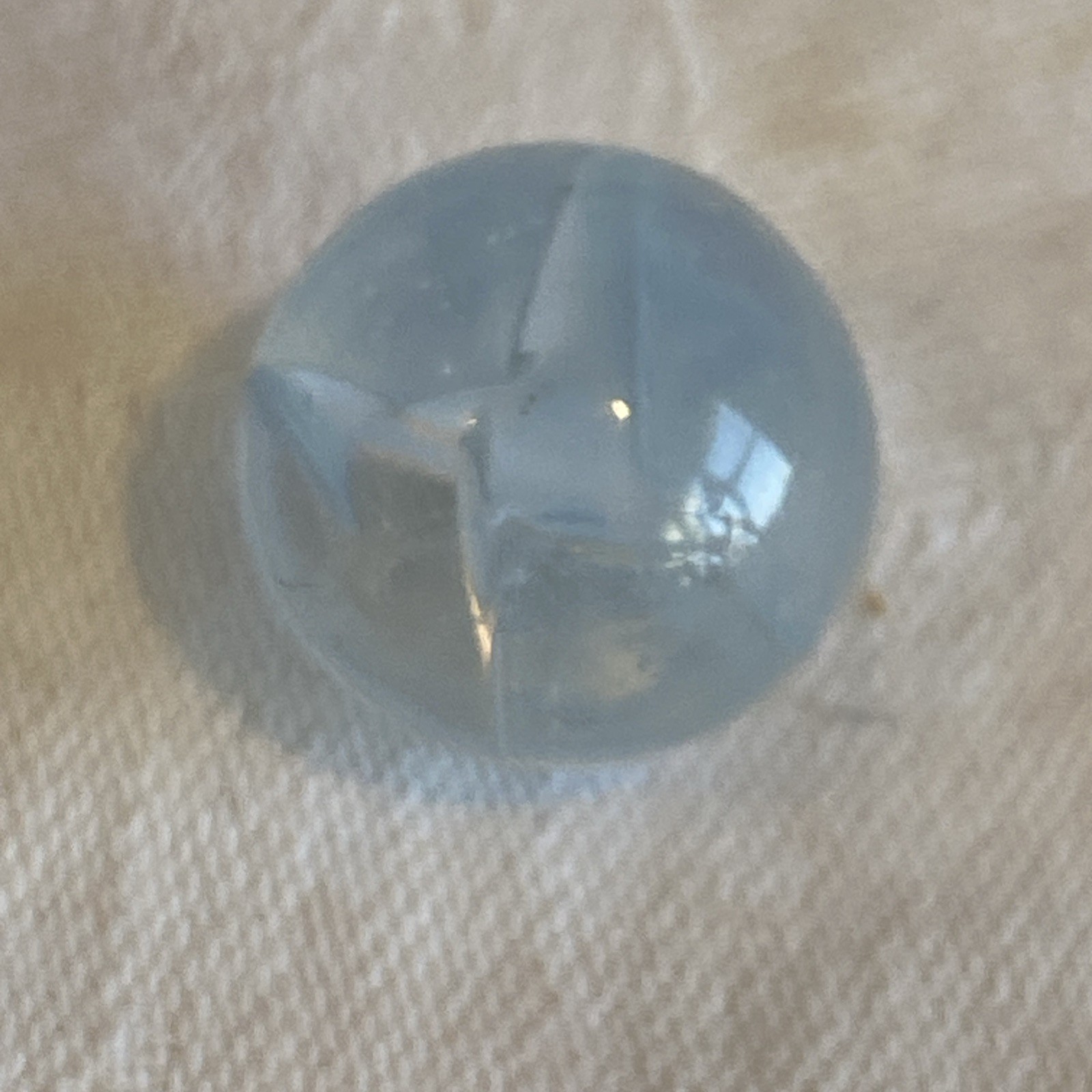 Vintage Glass Marble Possibly MarbleKing Cat’s Eye Or Vitro Agate Tri-Lite