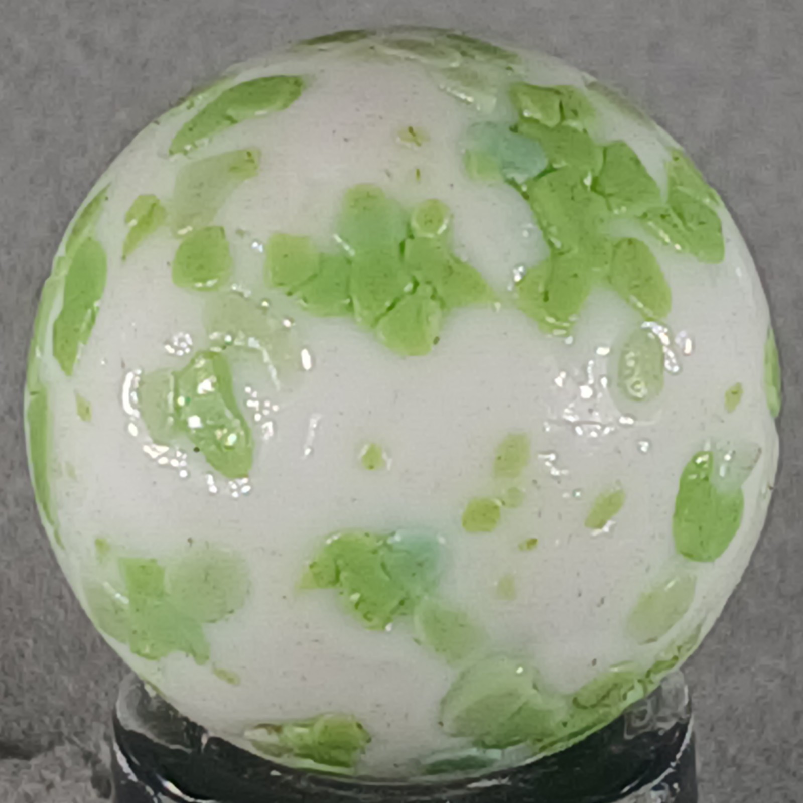 King Marbles White Cosmic .62 Inches Near-Mint Condition Combined Shipping