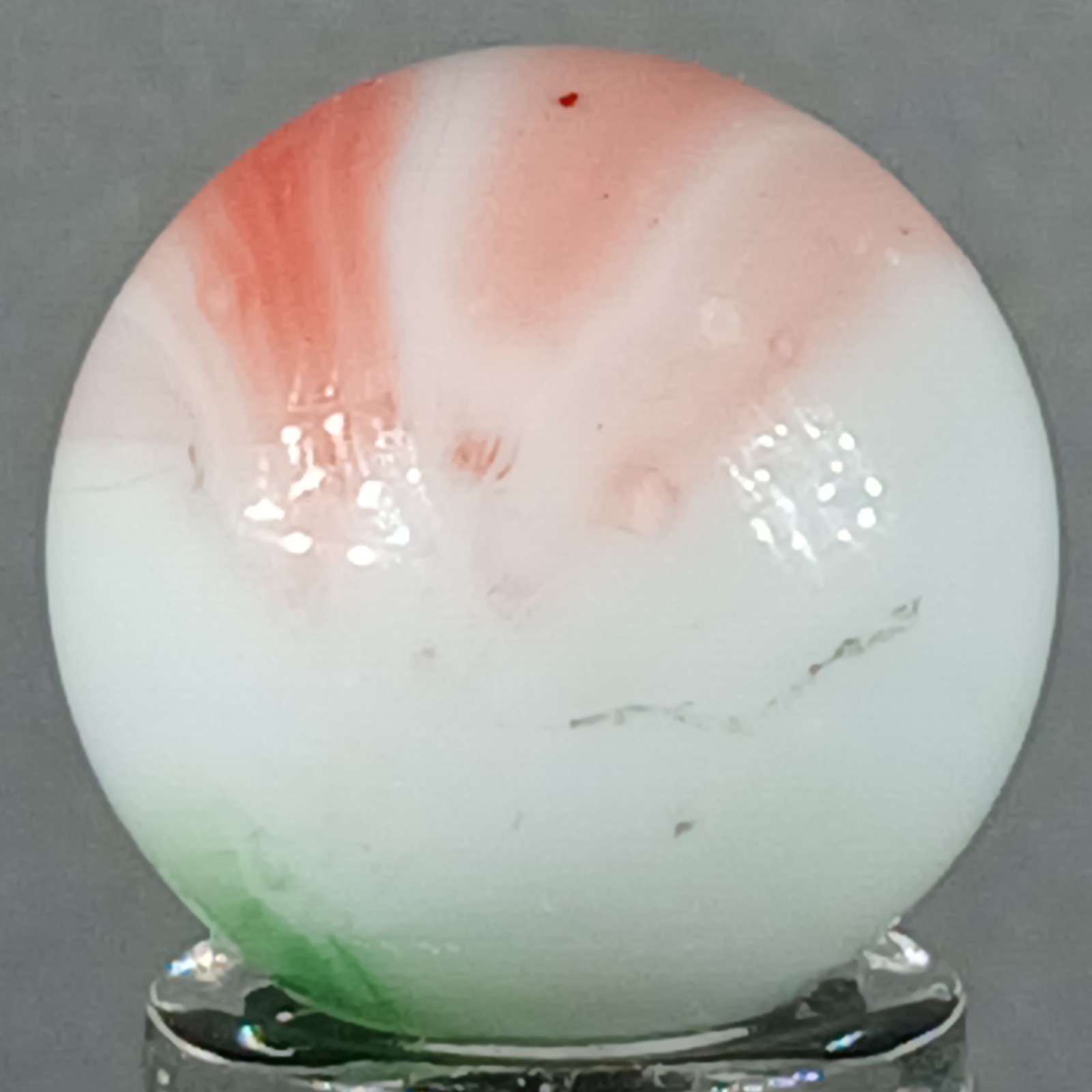 Vintage Imported Patch And Ribbon Marble .59 Inches Near-Mint Condition