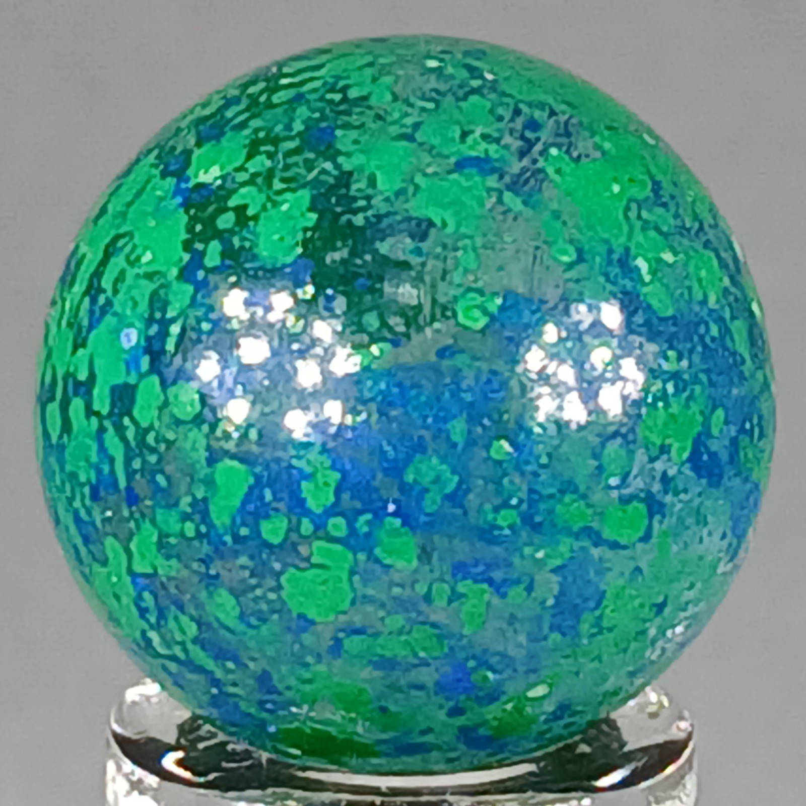 Vacor Earth Marble .64 Inches Mint Condition Combined Shipping