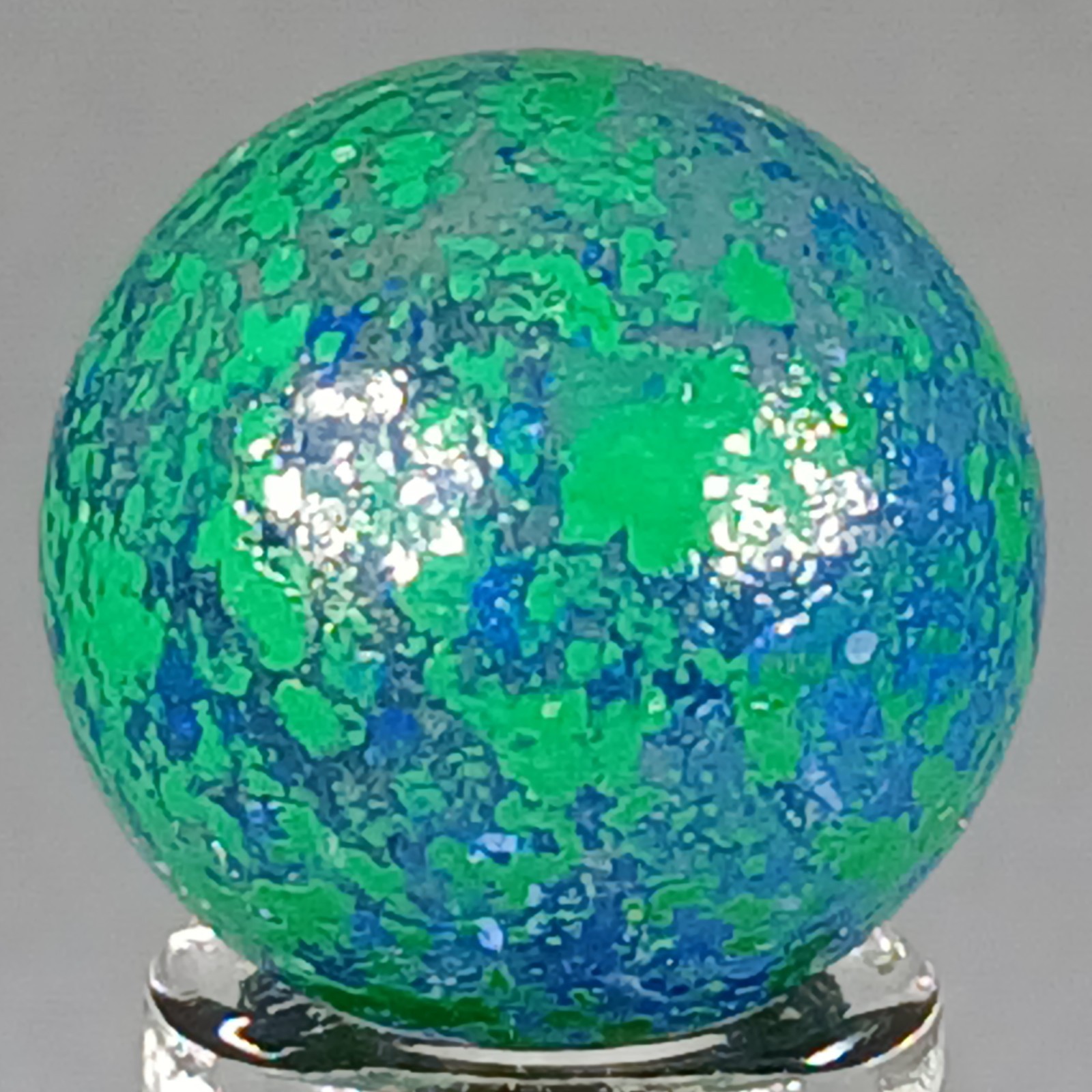 Vacor Earth Marble .64 Inches Mint Condition Combined Shipping